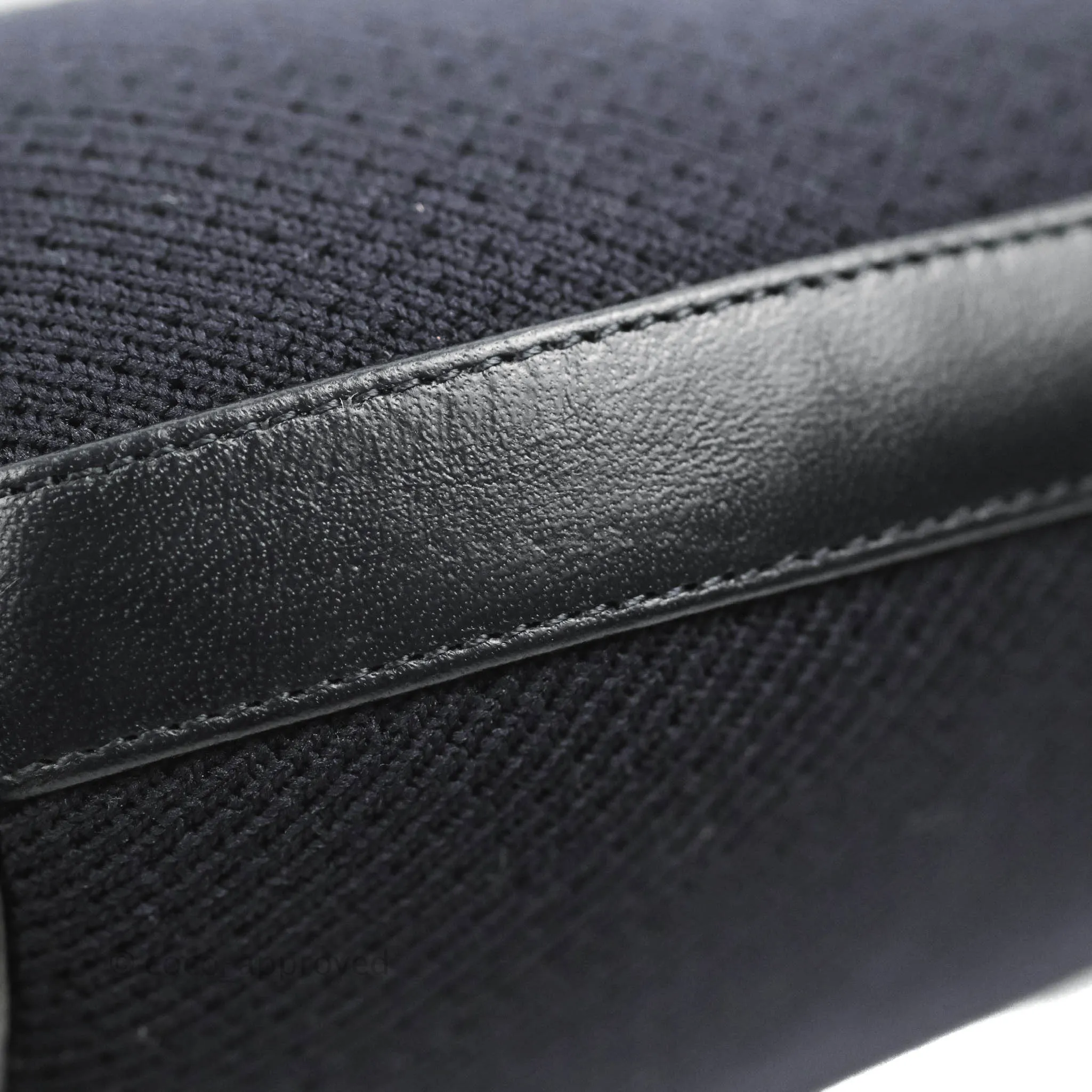 Hermes Knit Calfskin Volver 60 Ankle Boots Black