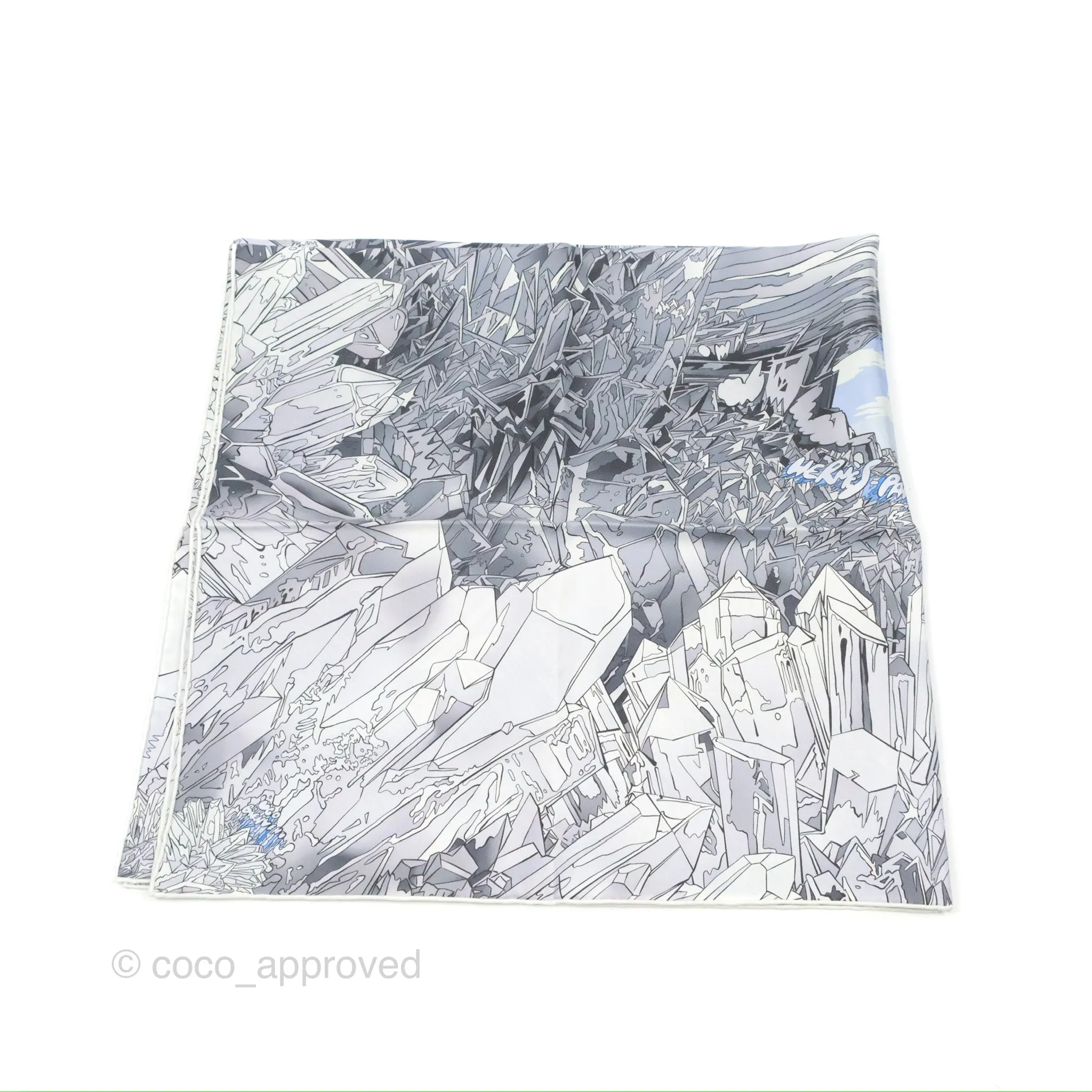 Hermes La Vallee de Cristal Scarf 90