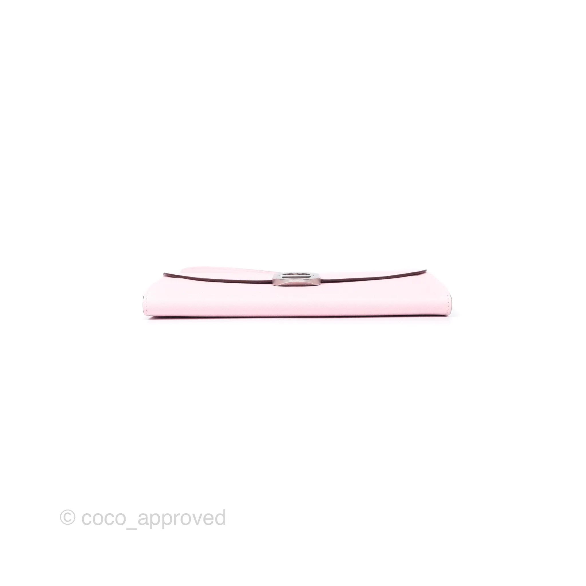 Hermes Maillon To Go Wallet Rose Darling M7 Epsom