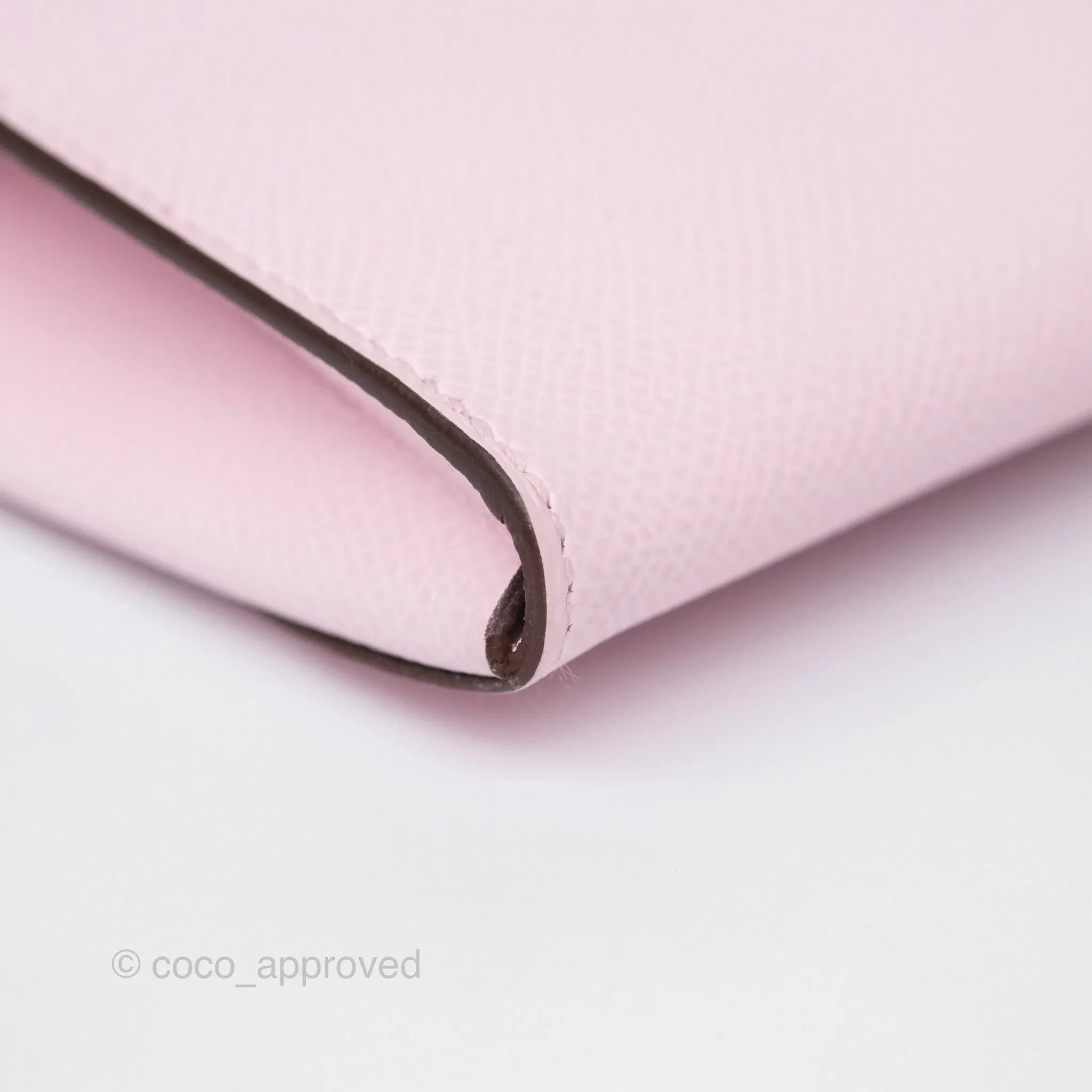 Hermes Maillon To Go Wallet Rose Darling M7 Epsom
