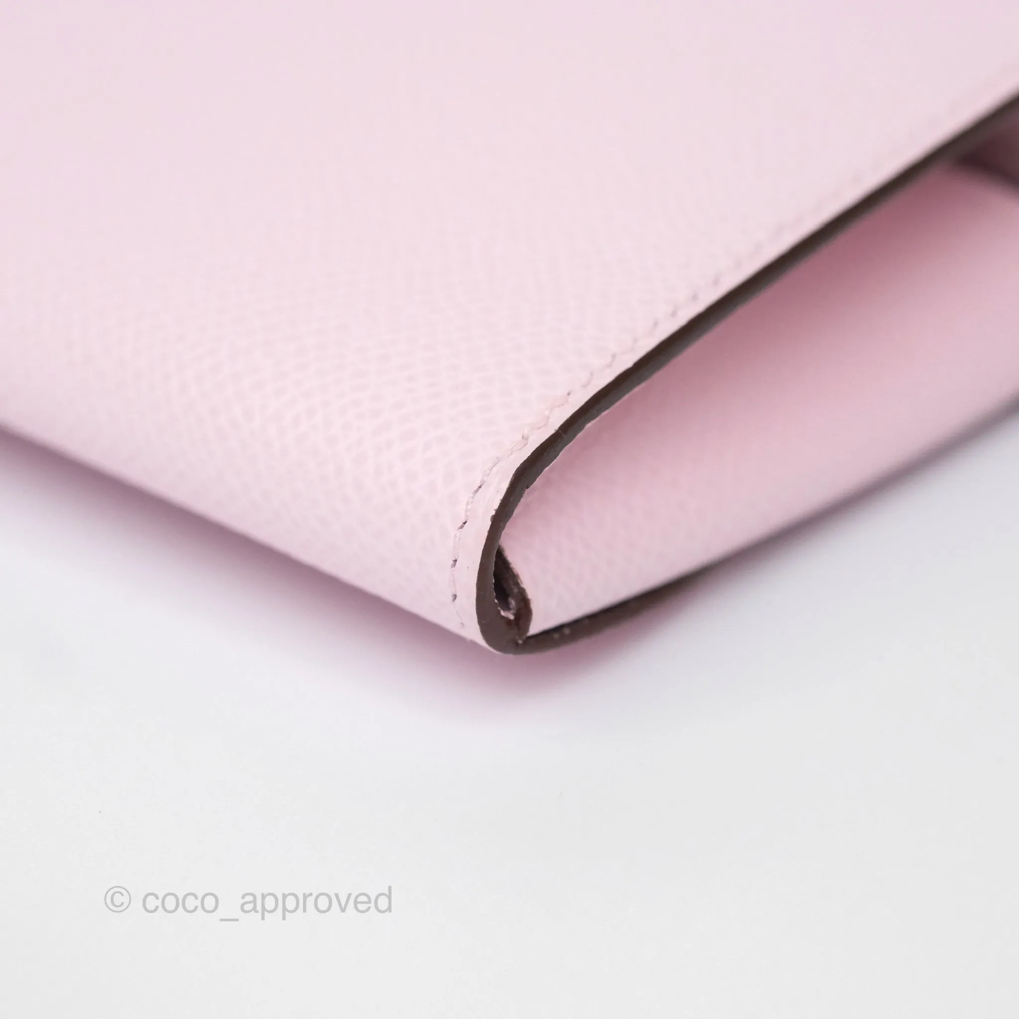 Hermes Maillon To Go Wallet Rose Darling M7 Epsom