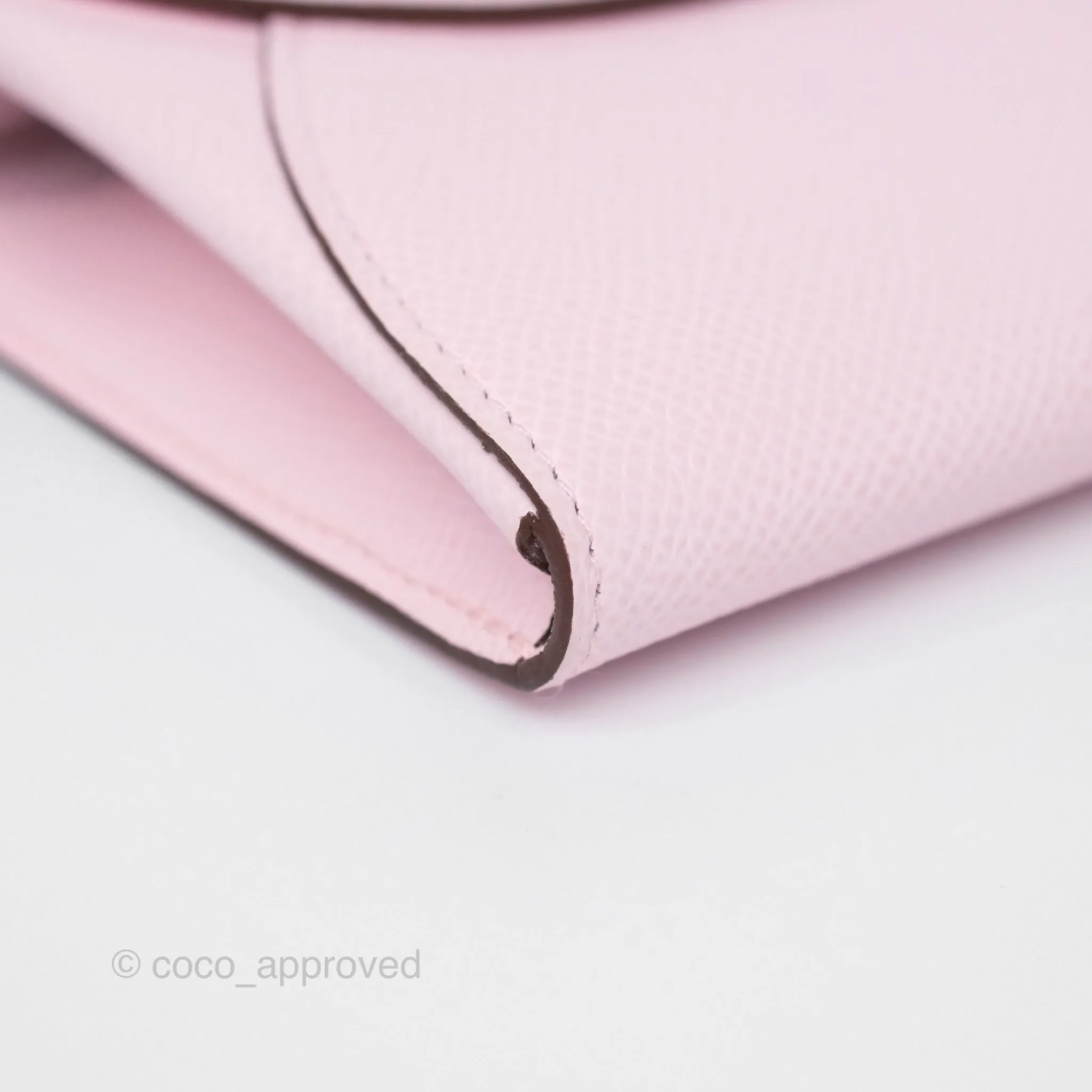 Hermes Maillon To Go Wallet Rose Darling M7 Epsom