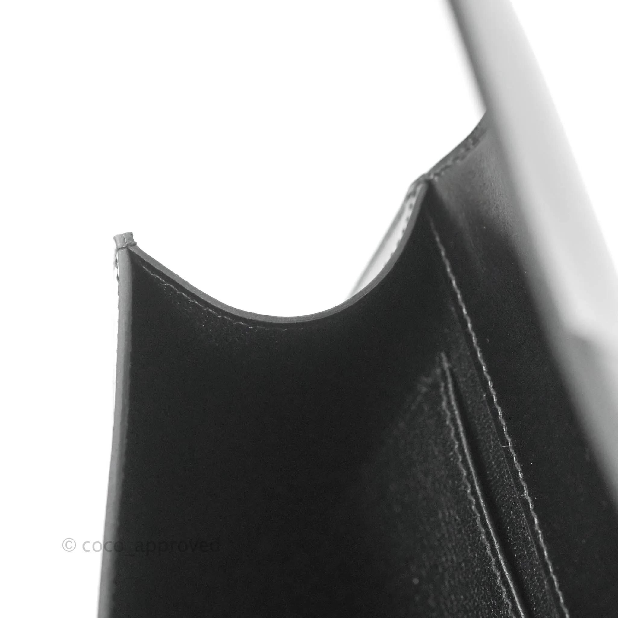 Hermes Medor 23 Clutch Black Box Leather Gold Hardware