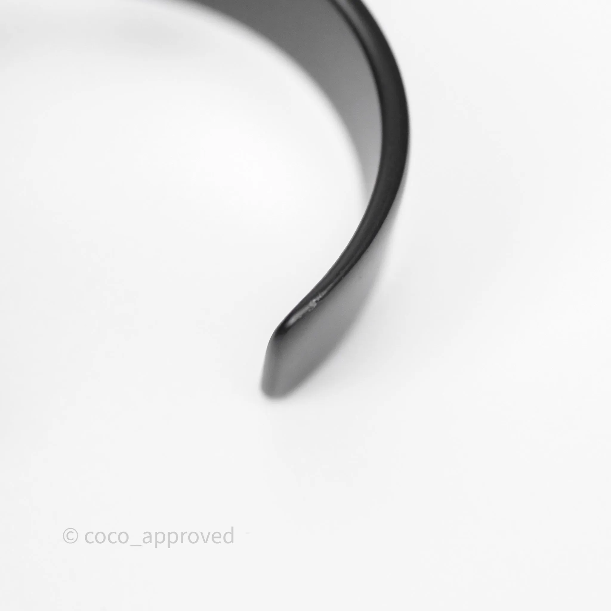 Hermes Medor Aluminium Sunset Bracelet Black Size T2