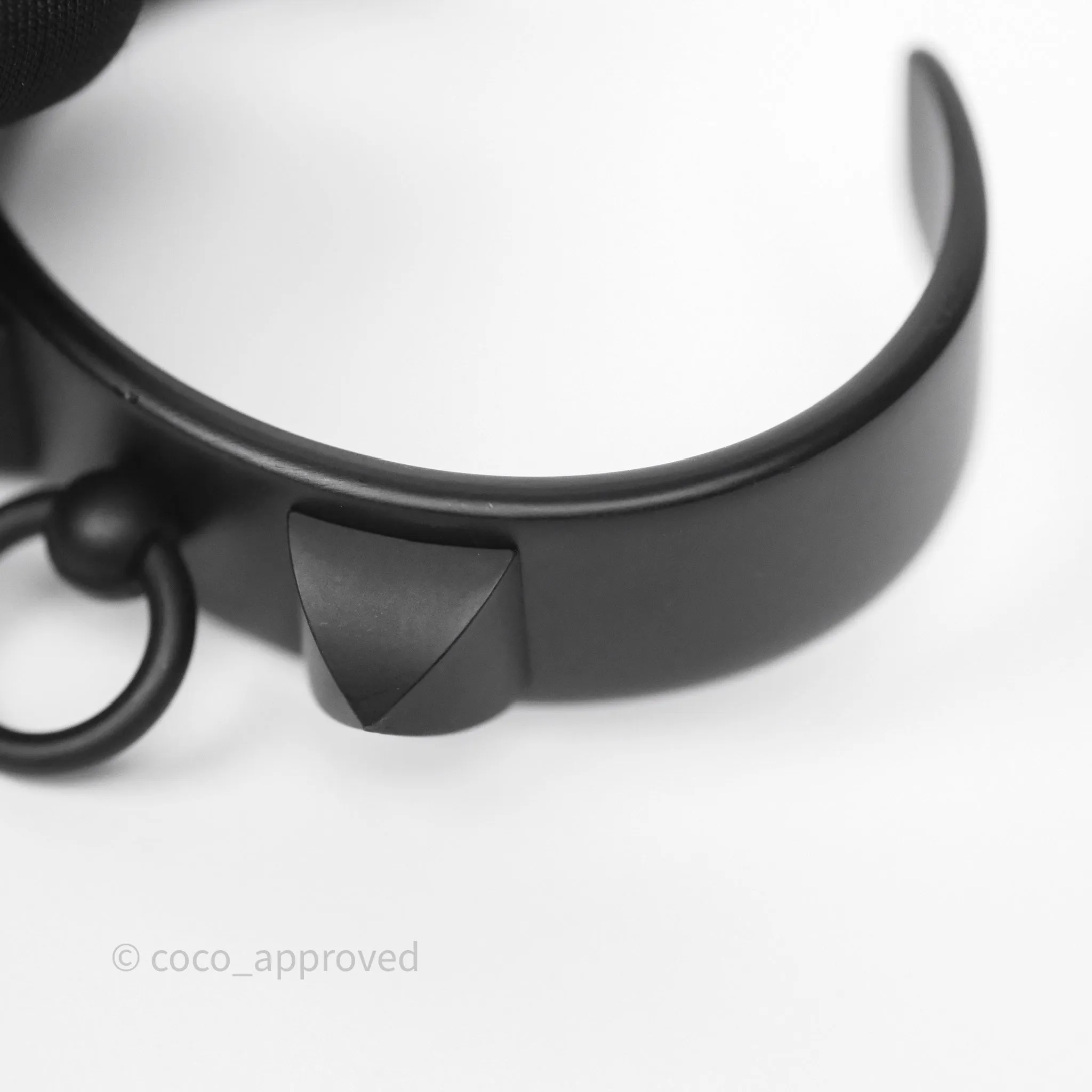 Hermes Medor Aluminium Sunset Bracelet Black Size T2