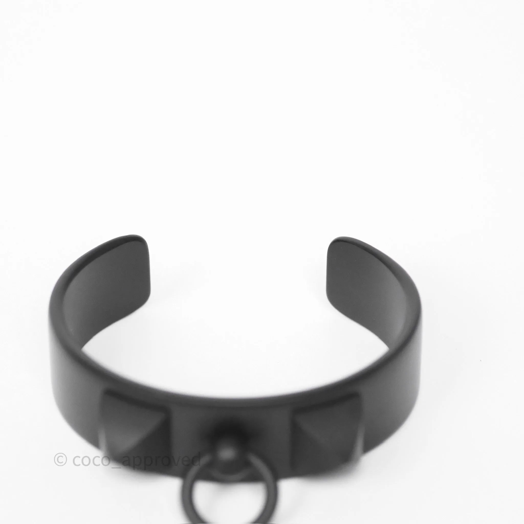 Hermes Medor Aluminium Sunset Bracelet Black Size T2