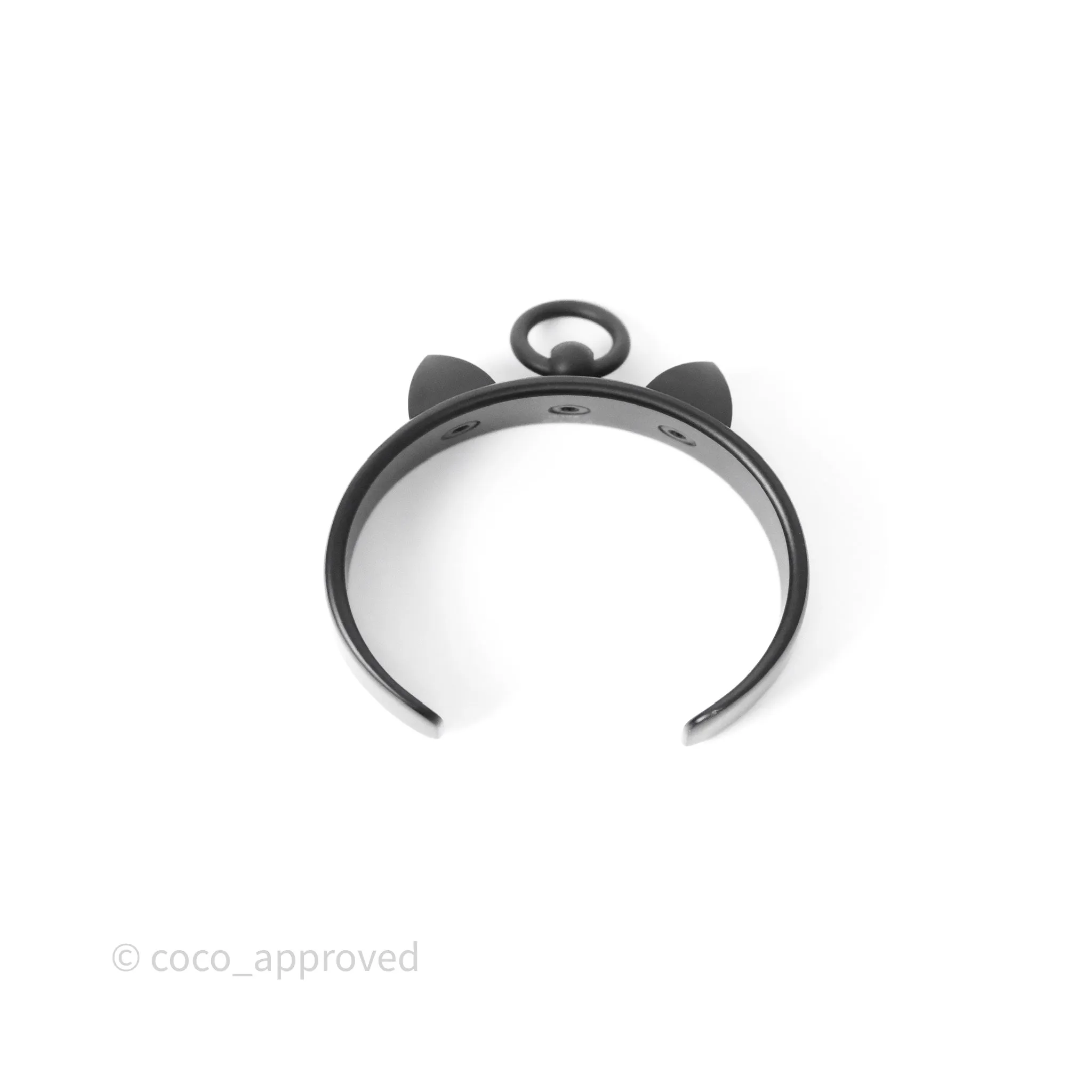 Hermes Medor Aluminium Sunset Bracelet Black Size T2