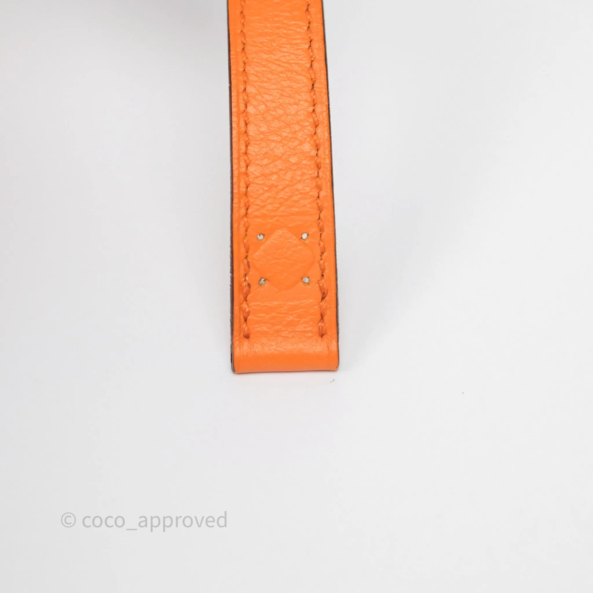 Hermes Medor Watch Mini Model Black Double Strap & Orange Strap