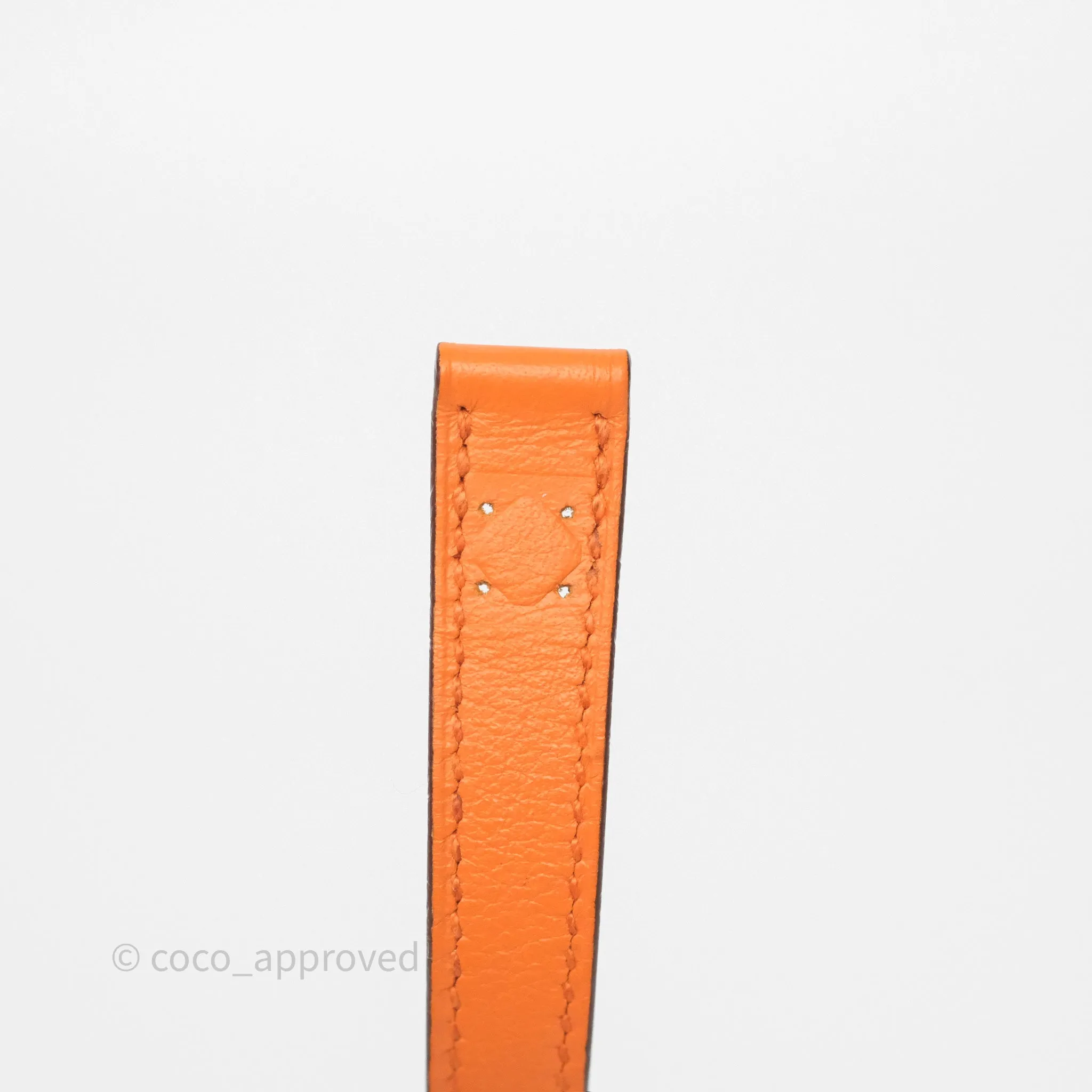 Hermes Medor Watch Mini Model Black Double Strap & Orange Strap