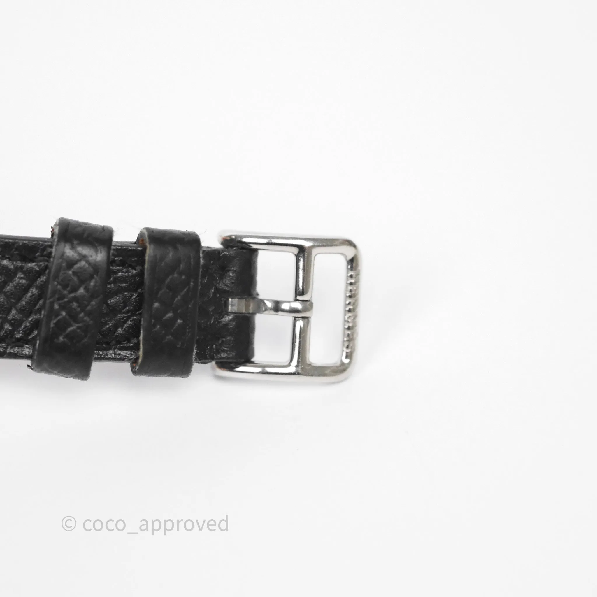 Hermes Medor Watch Mini Model Black Double Strap & Orange Strap