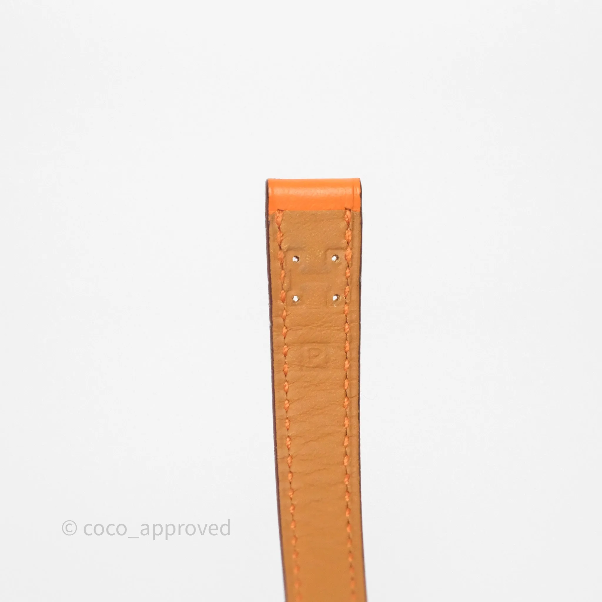Hermes Medor Watch Mini Model Black Double Strap & Orange Strap