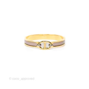 Hermes Mini Clic Chaine d'Ancre Bracelet PM Marron Glace