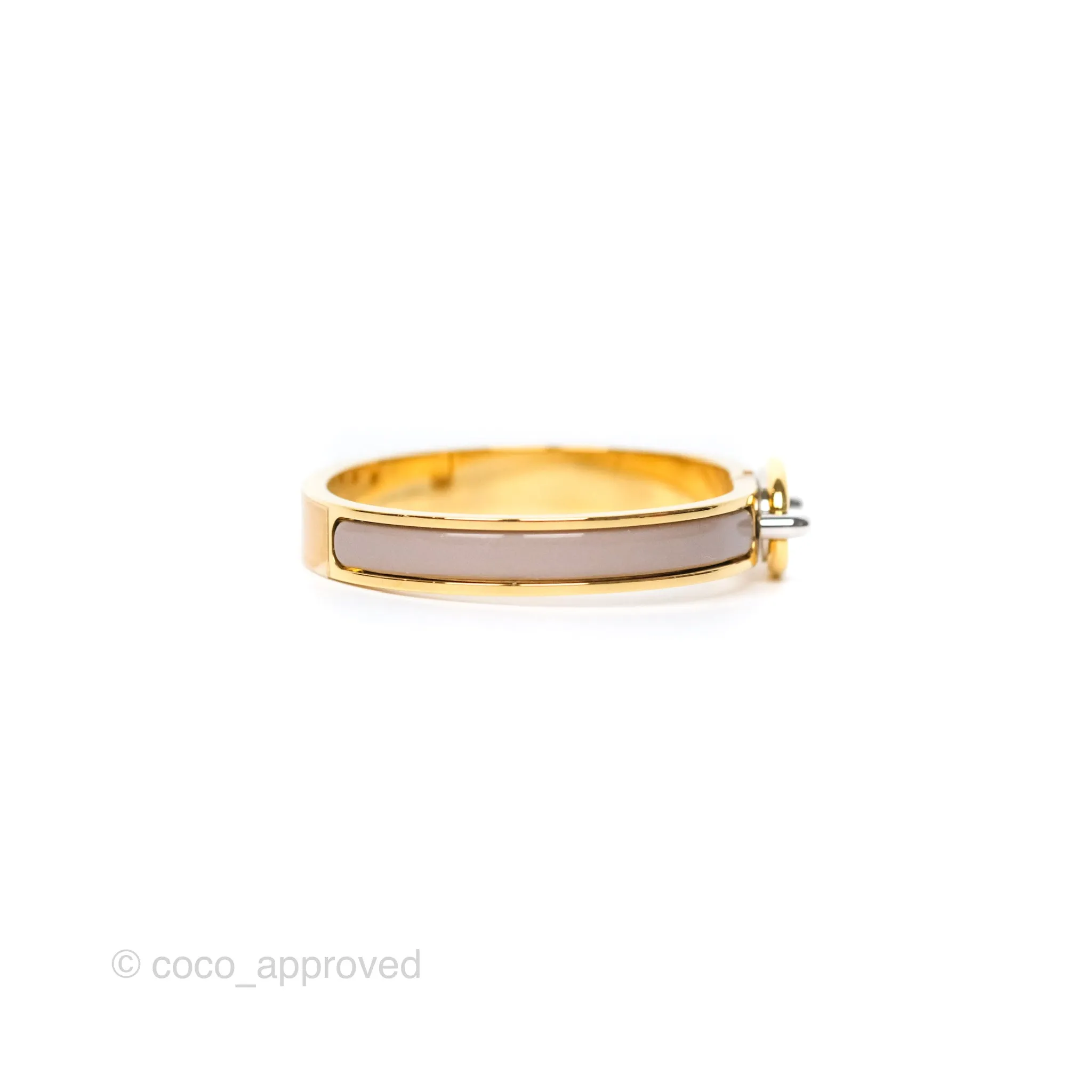 Hermes Mini Clic Chaine d'Ancre Bracelet PM Marron Glace