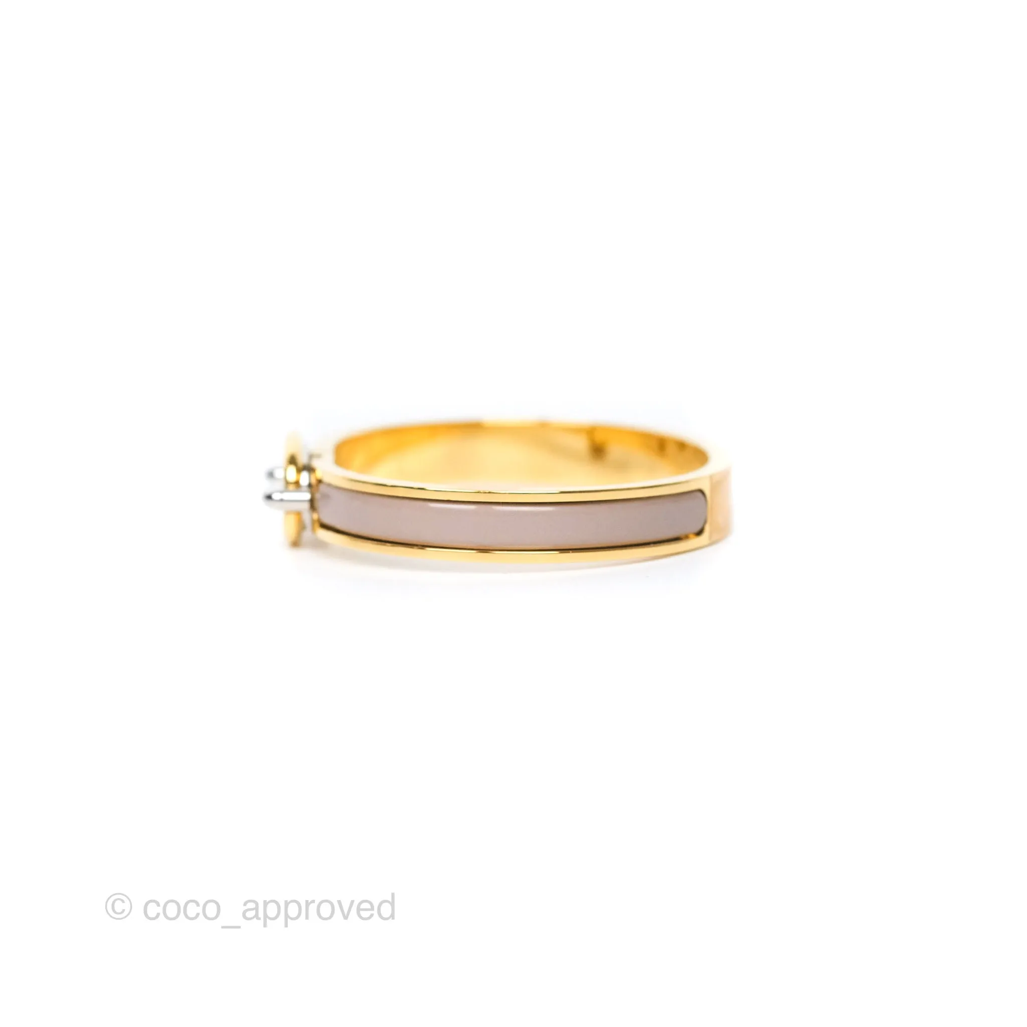 Hermes Mini Clic Chaine d'Ancre Bracelet PM Marron Glace