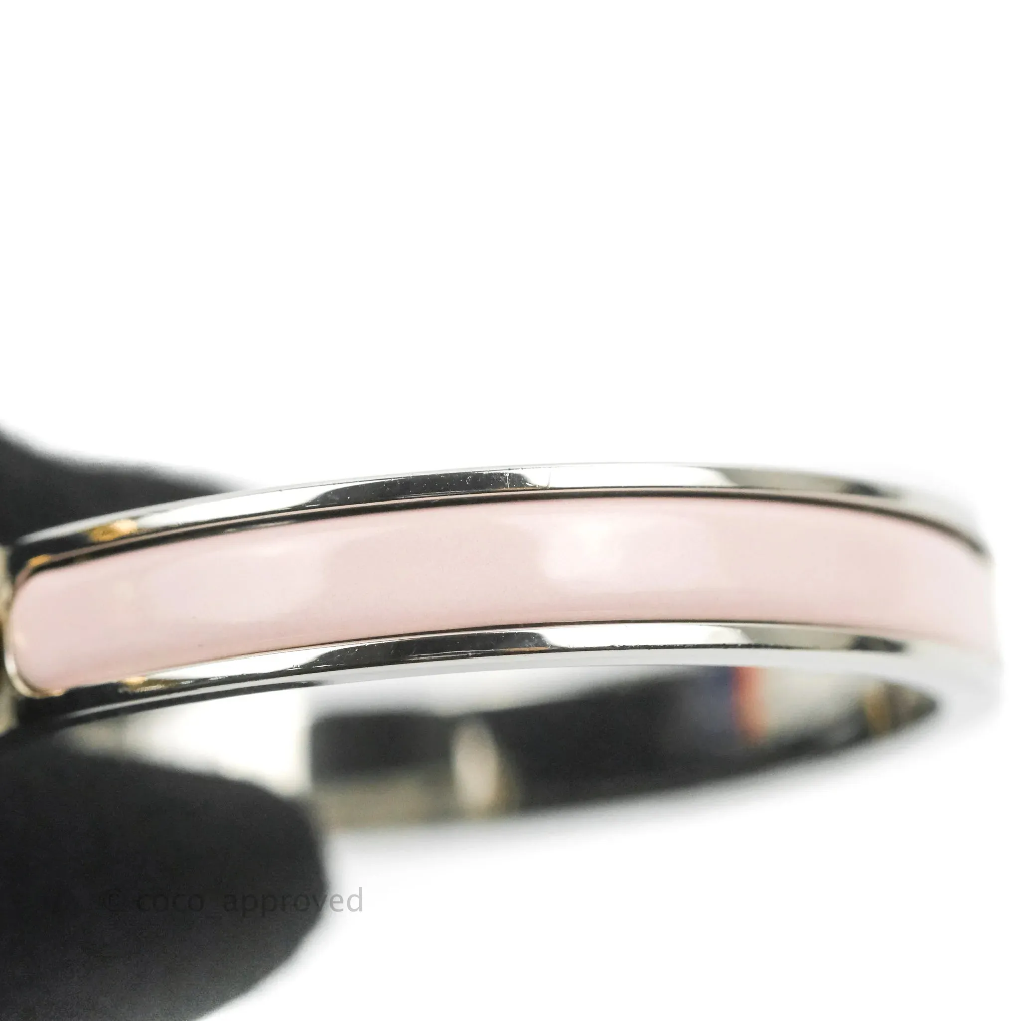 Hermes Mini Clic Chaine d'Ancre Bracelet PM Rose Candeur