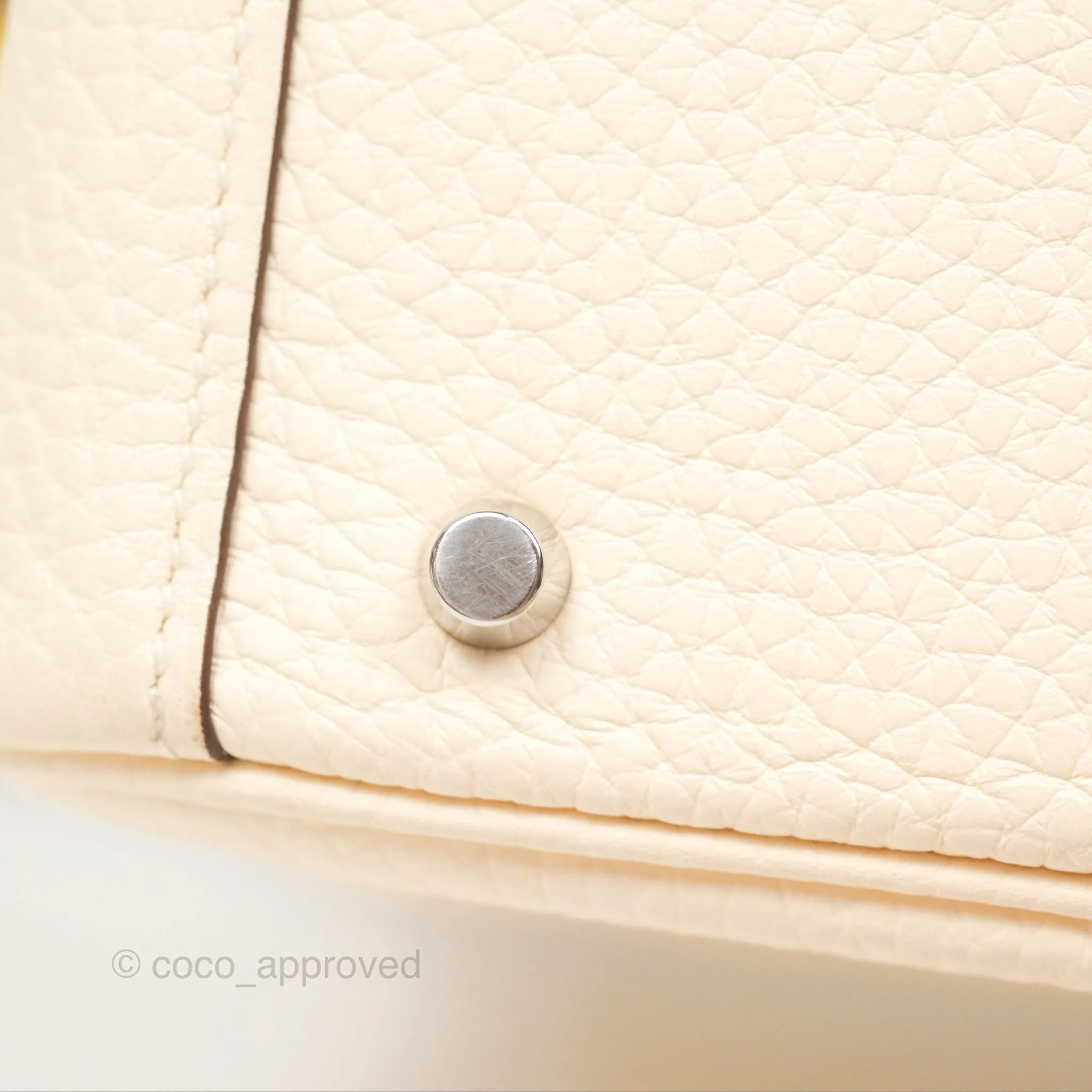 Hermes Mini Lindy Nata I2 Clemence Maxi Quadrille Lime/Mauve sylvestre Toile Palladium Hardware