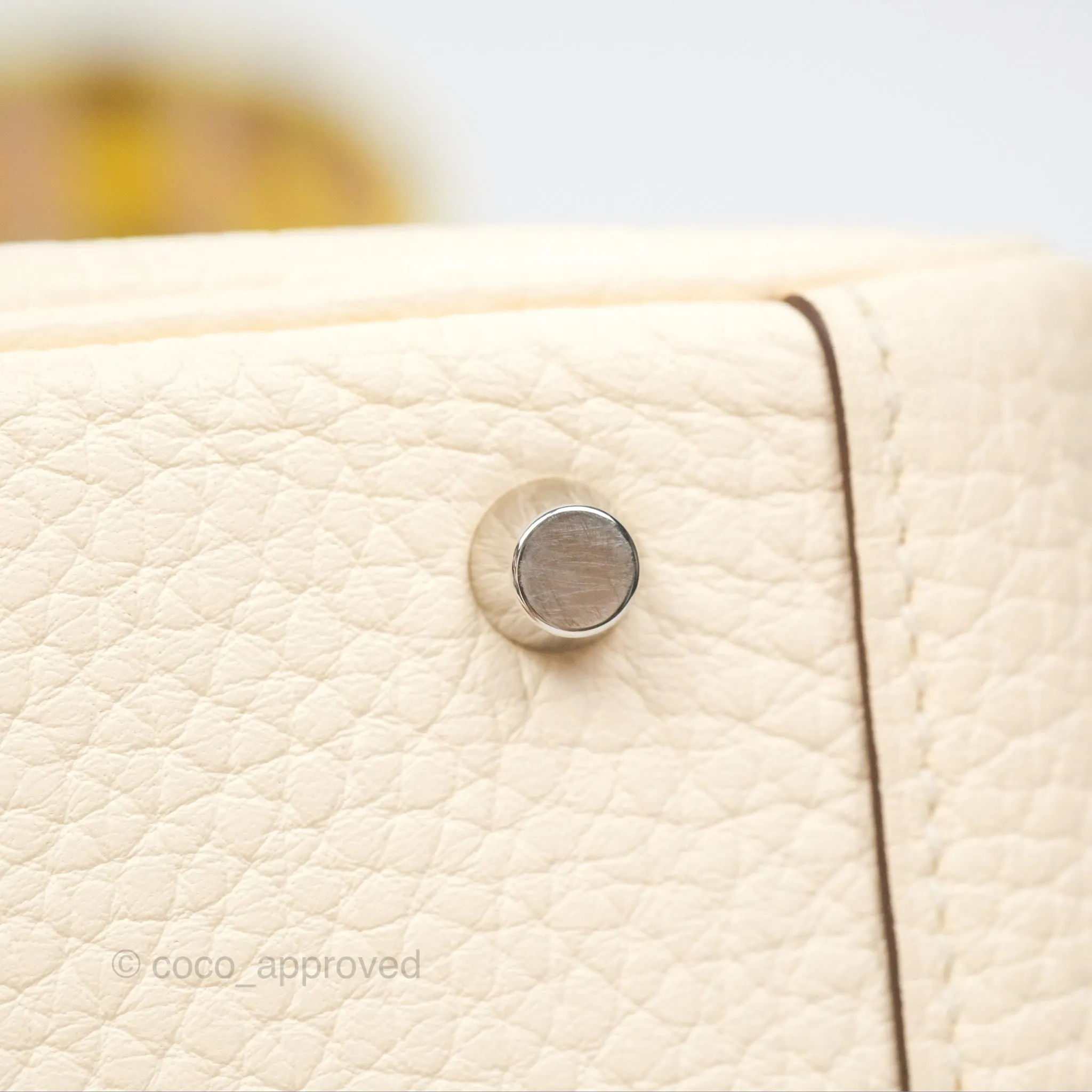 Hermes Mini Lindy Nata I2 Clemence Maxi Quadrille Lime/Mauve sylvestre Toile Palladium Hardware