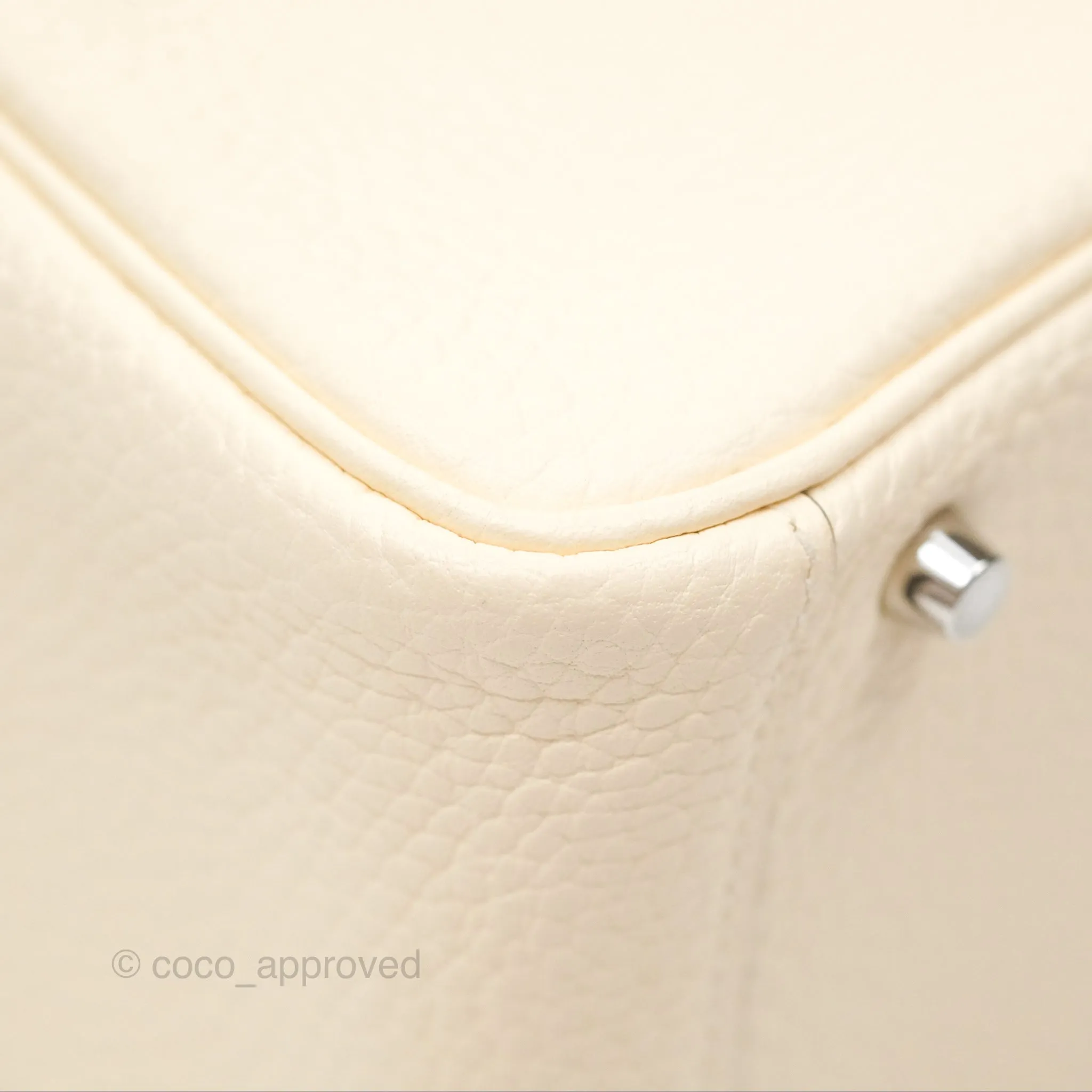 Hermes Mini Lindy Nata I2 Clemence Maxi Quadrille Lime/Mauve sylvestre Toile Palladium Hardware