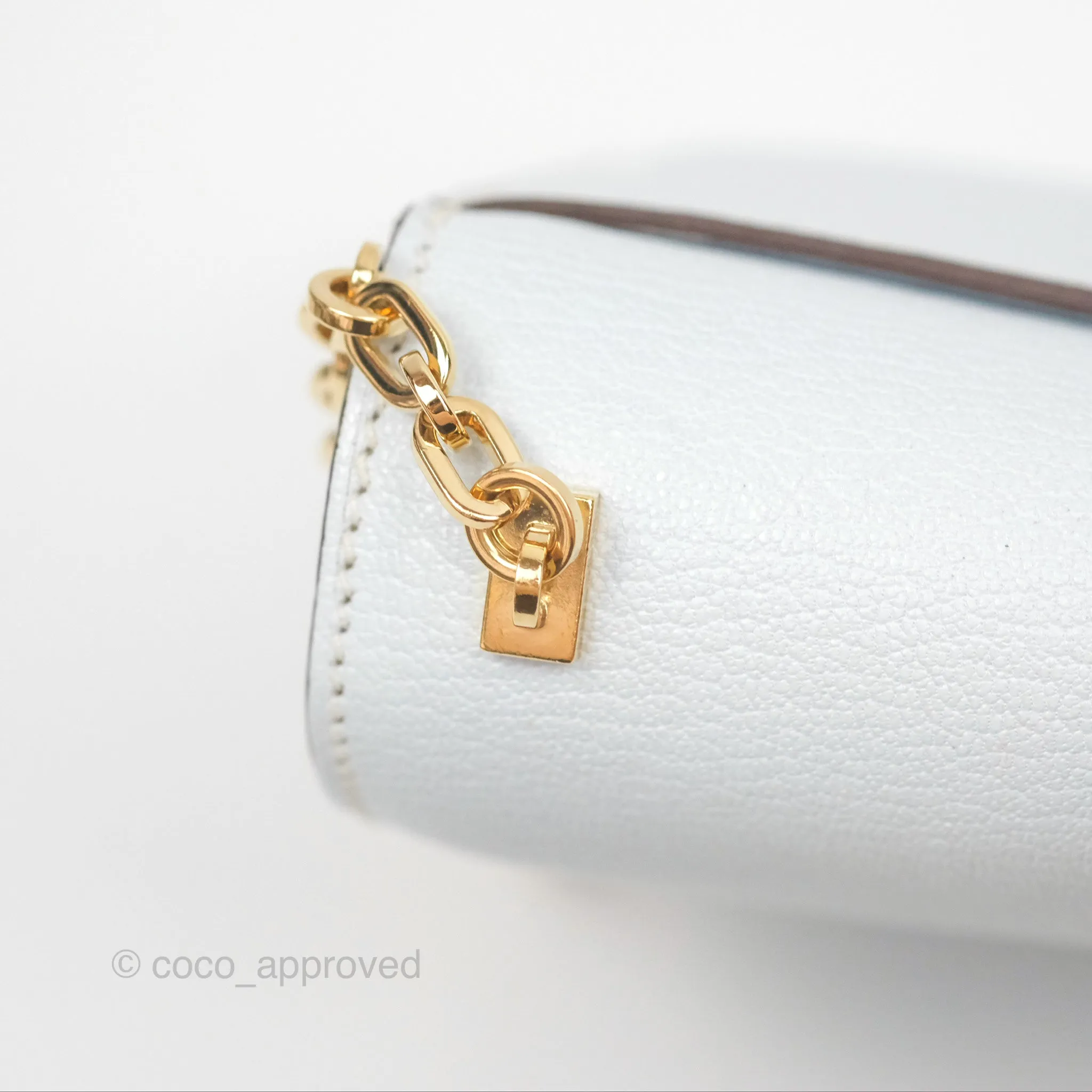 Hermes Mini Verrou Bleu Brume Chvre Mysore Gold Hardware
