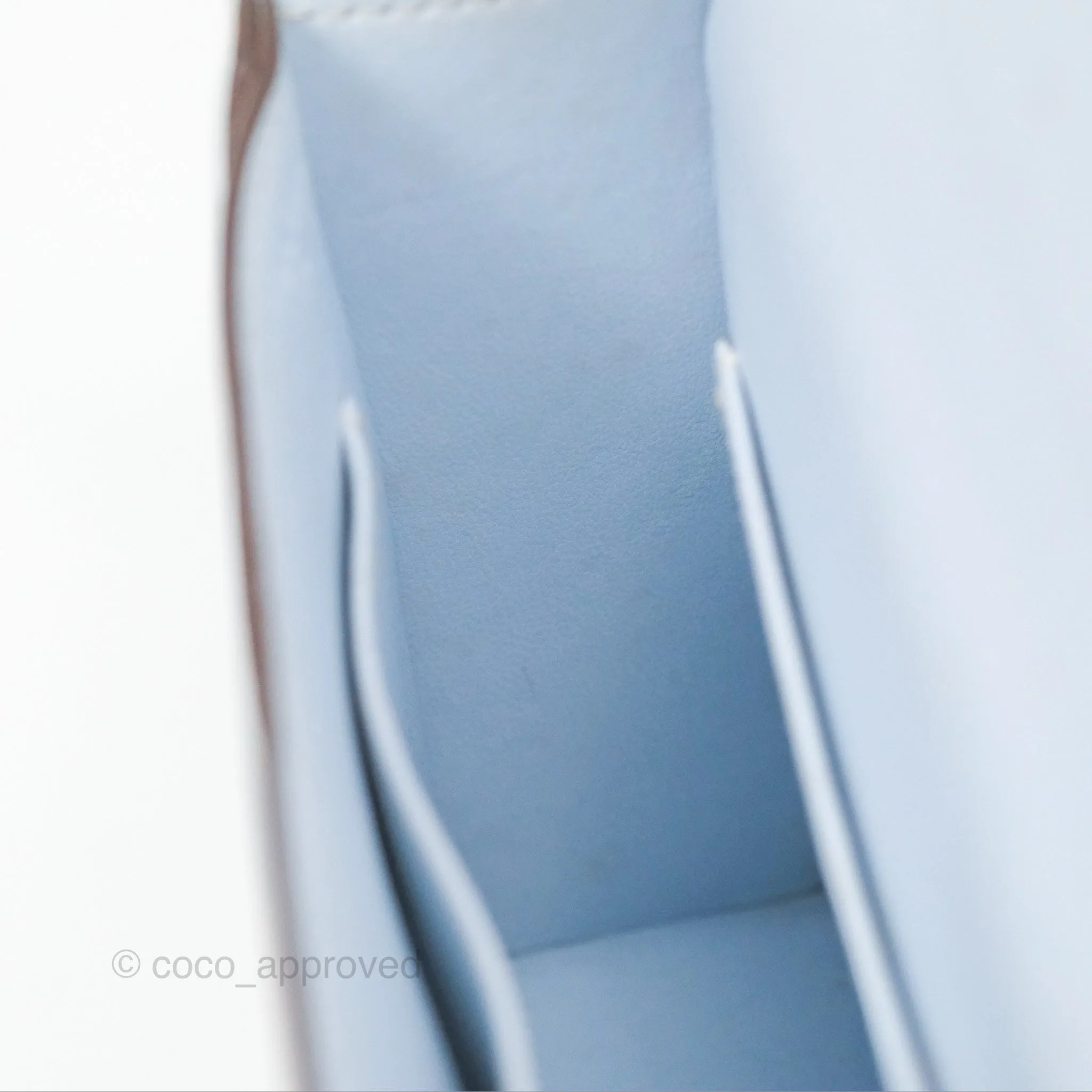 Hermes Mini Verrou Bleu Brume Chvre Mysore Gold Hardware
