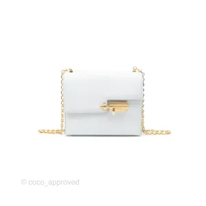 Hermes Mini Verrou Bleu Brume Chvre Mysore Gold Hardware