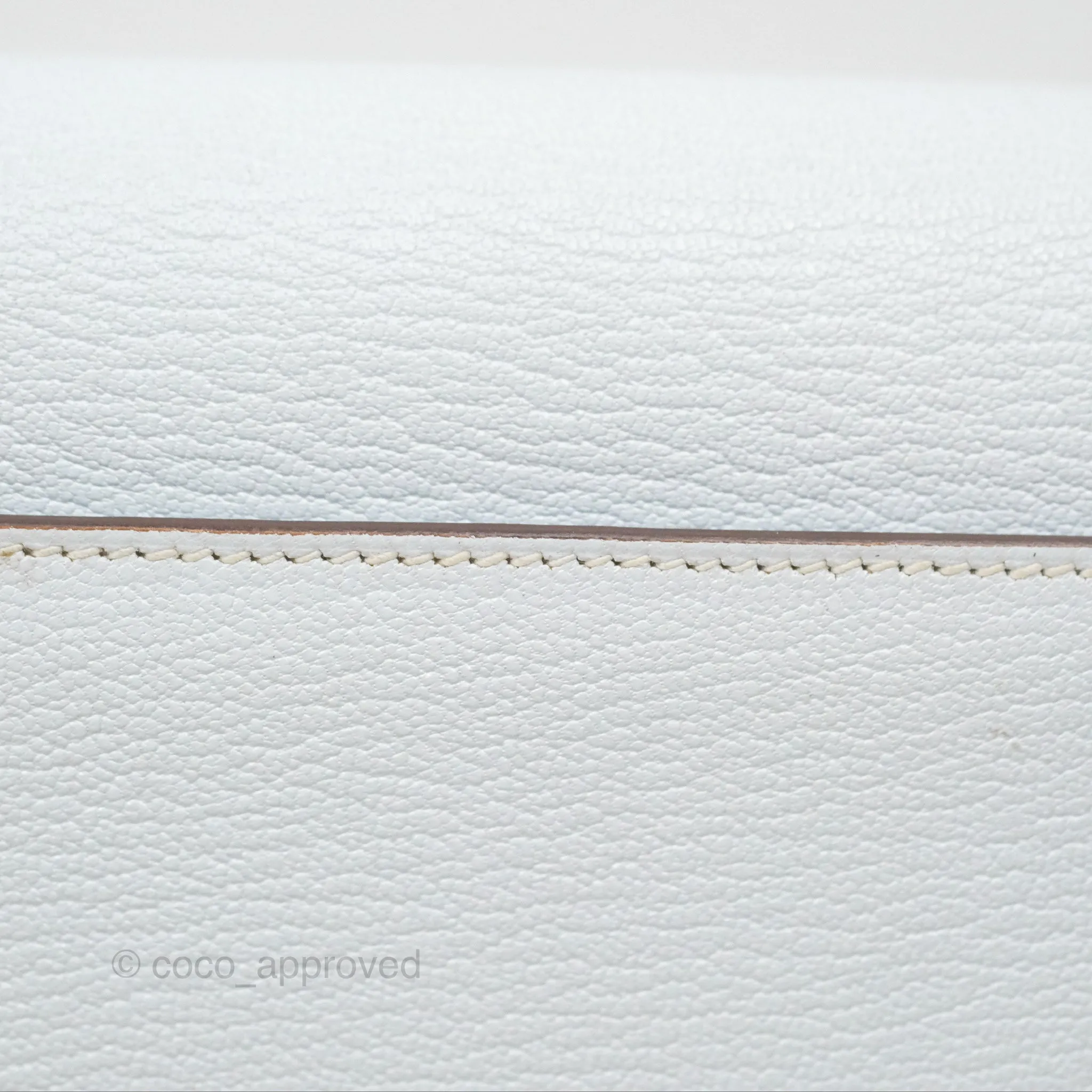 Hermes Mini Verrou Bleu Brume Chvre Mysore Gold Hardware