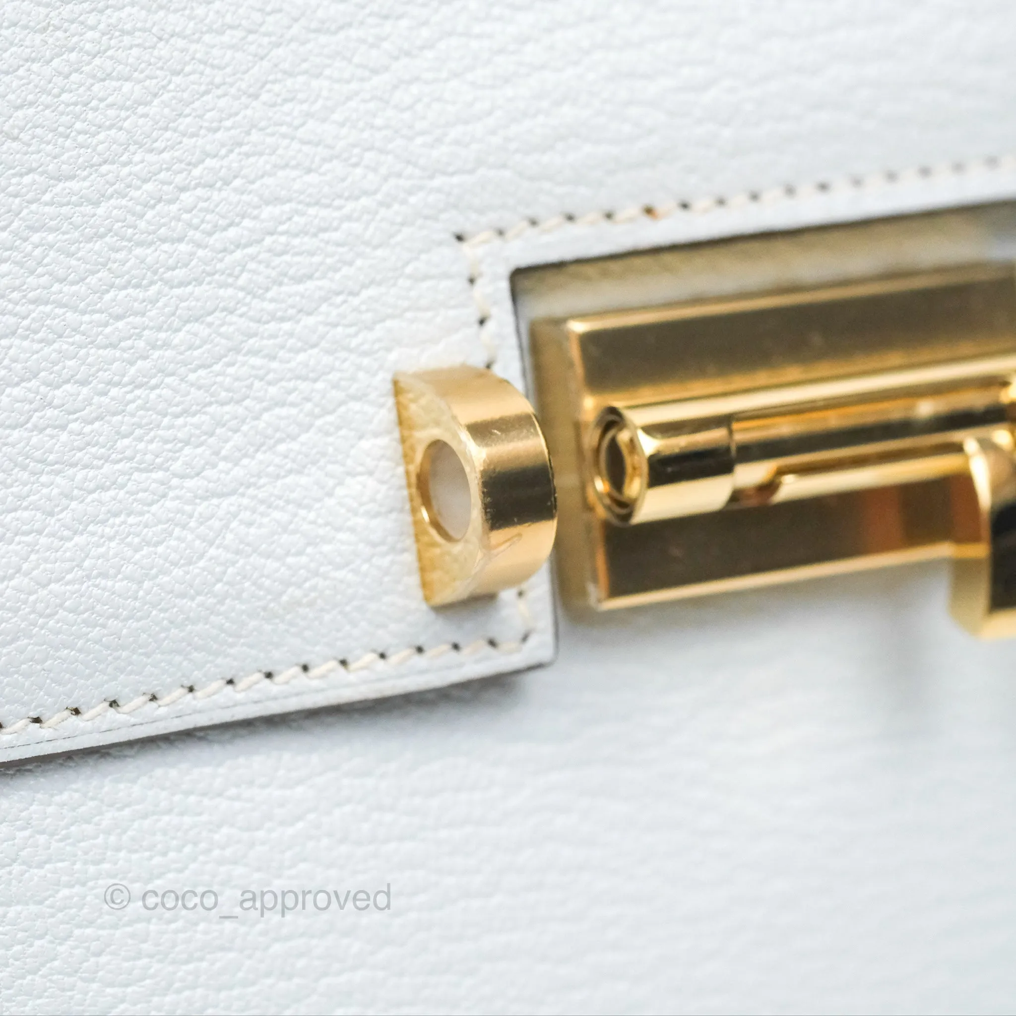 Hermes Mini Verrou Bleu Brume Chvre Mysore Gold Hardware