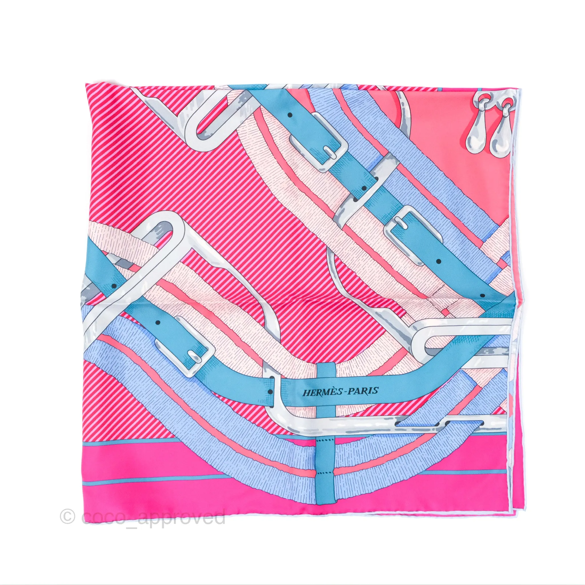 Hermes Mors a Jouets Silk Scarf 90