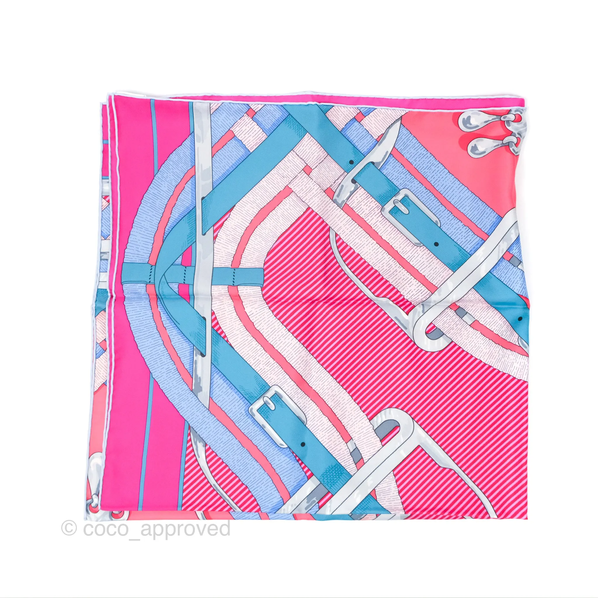 Hermes Mors a Jouets Silk Scarf 90