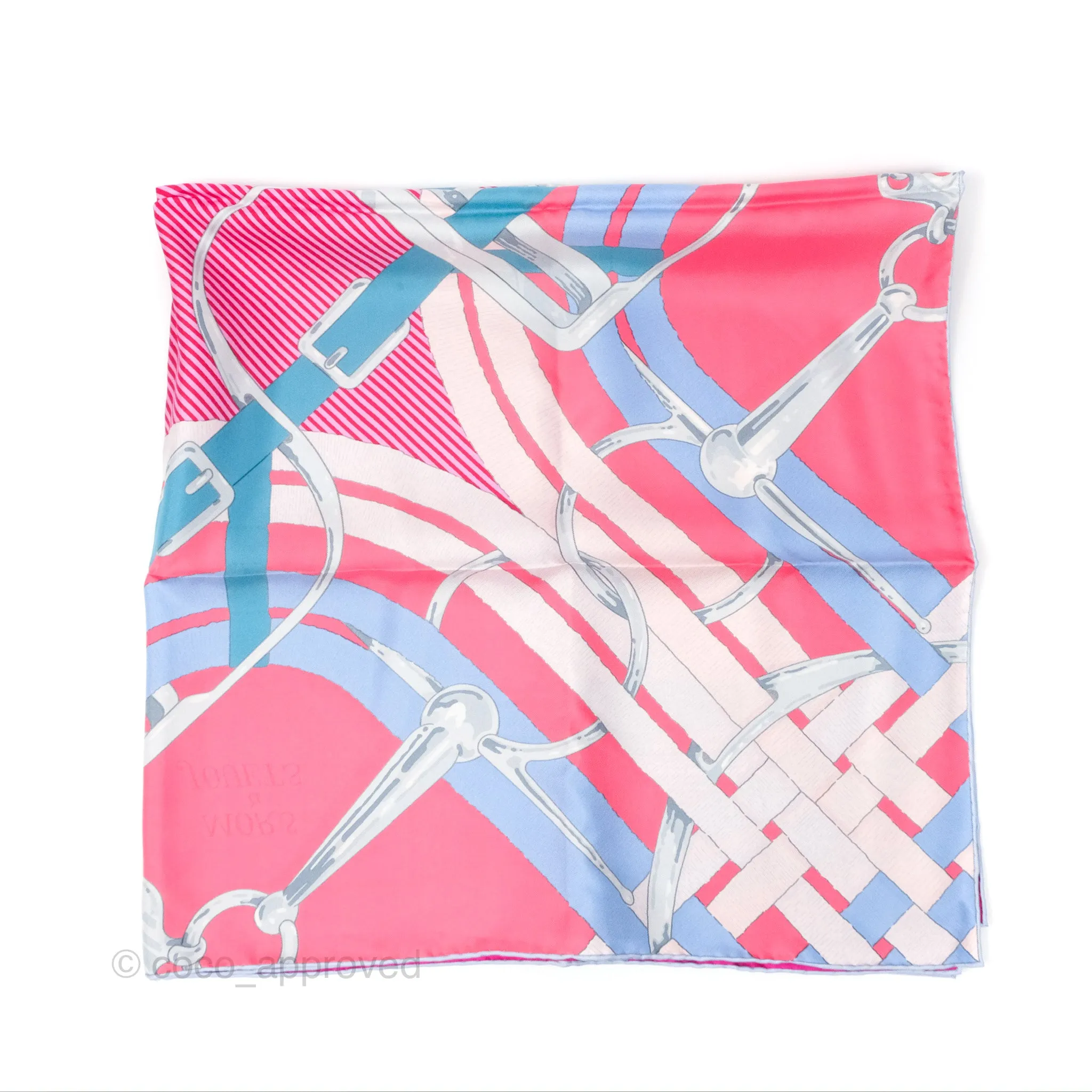 Hermes Mors a Jouets Silk Scarf 90