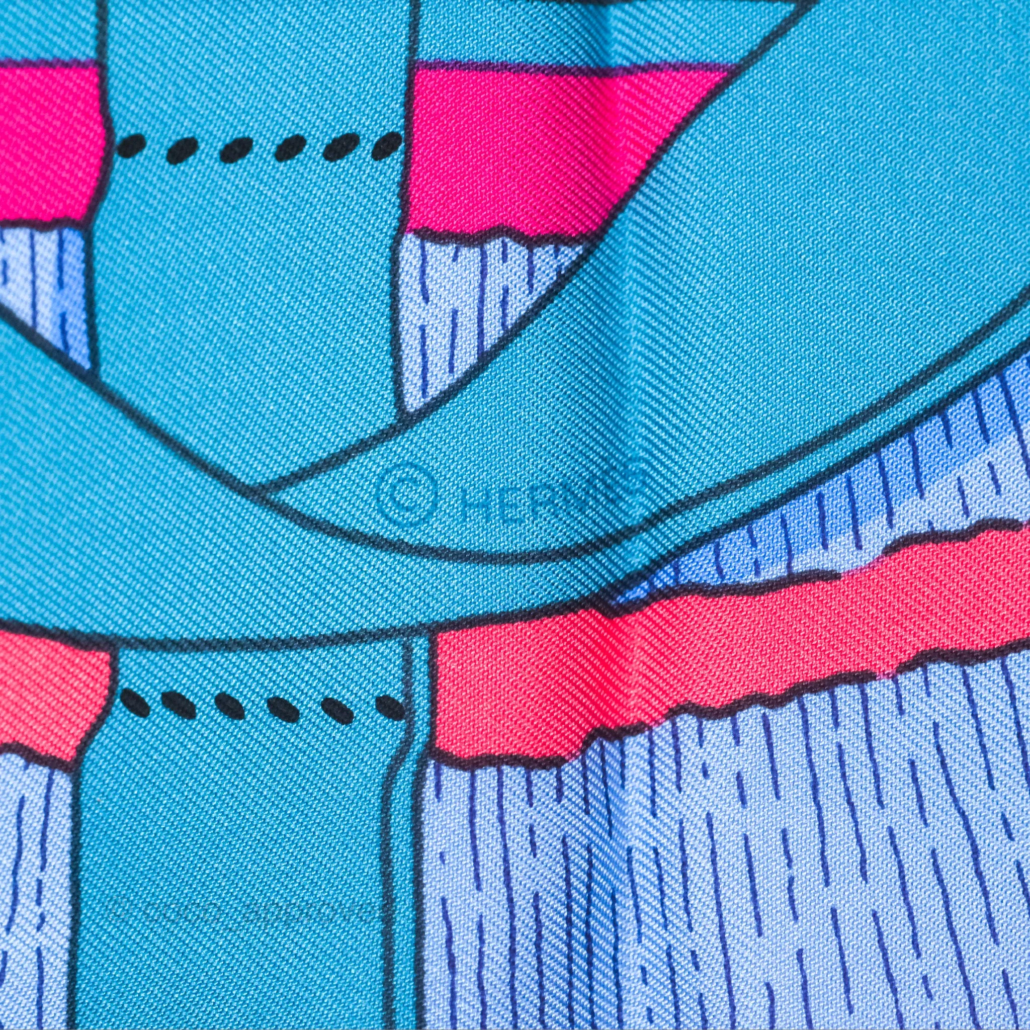 Hermes Mors a Jouets Silk Scarf 90