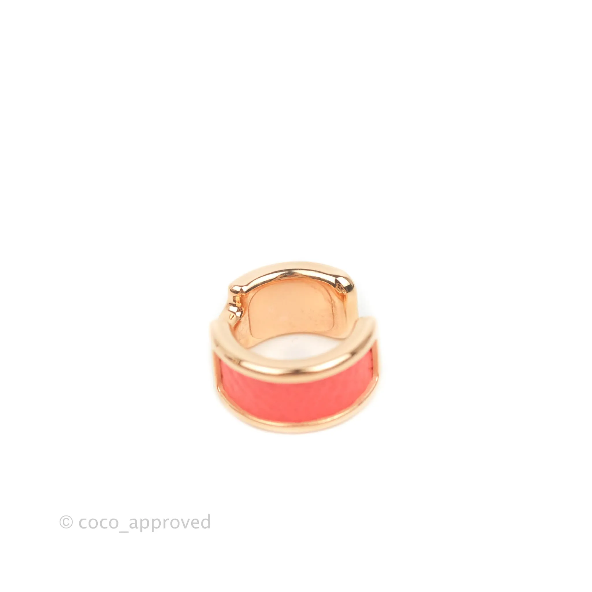 Hermes Olympe Ear Cuff Small Model Epsom Rose Gold