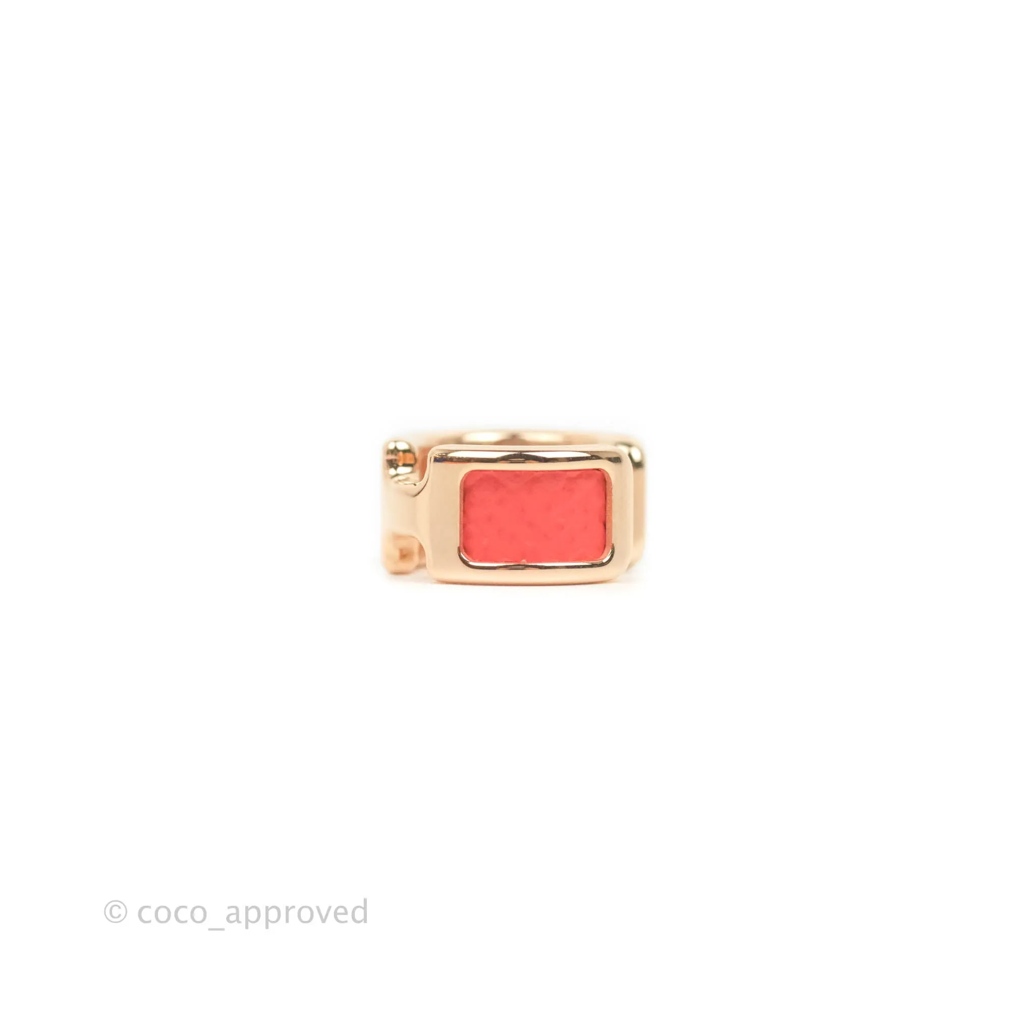 Hermes Olympe Ear Cuff Small Model Epsom Rose Gold