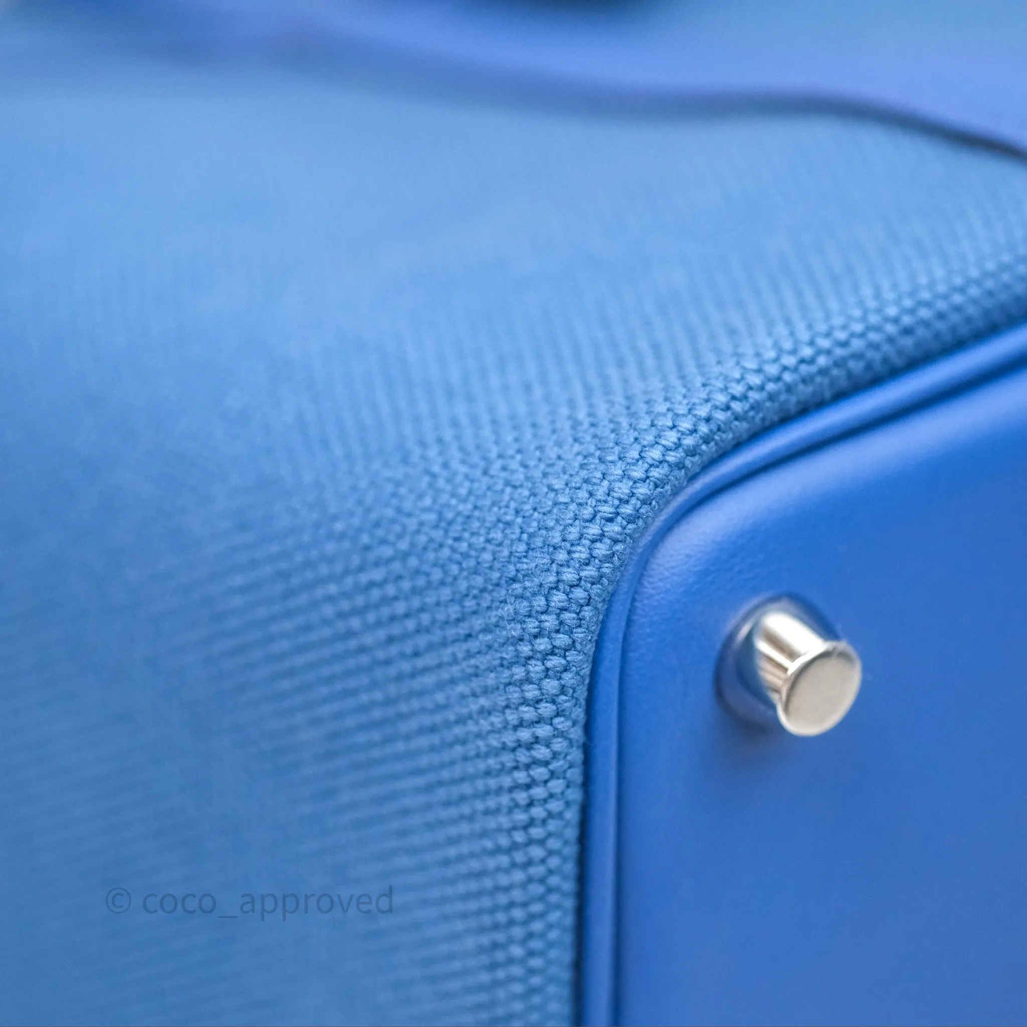 Hermes Picotin Lock 18 Cargo Pockets Bleu Royal Palladium Hardware