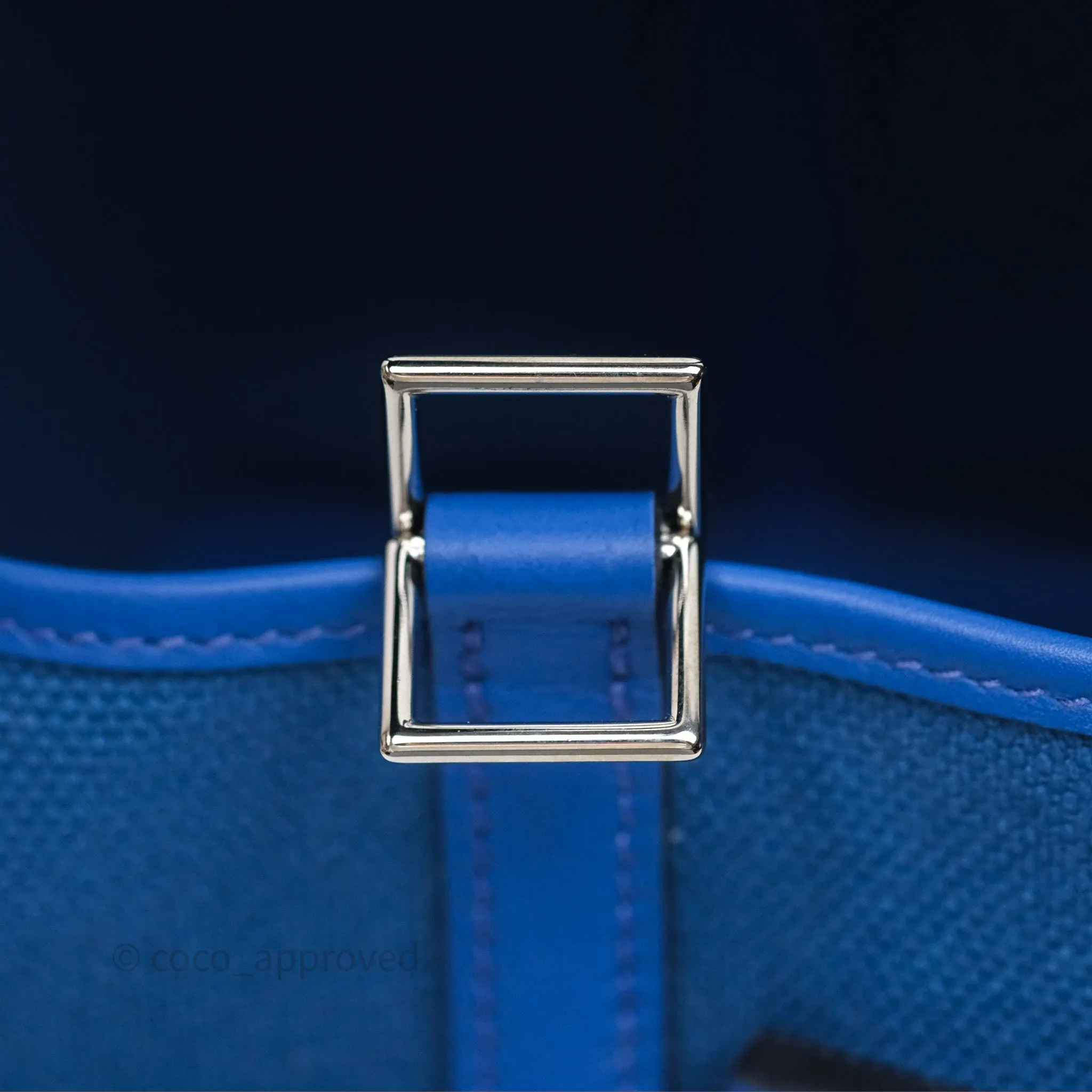 Hermes Picotin Lock 18 Cargo Pockets Bleu Royal Palladium Hardware