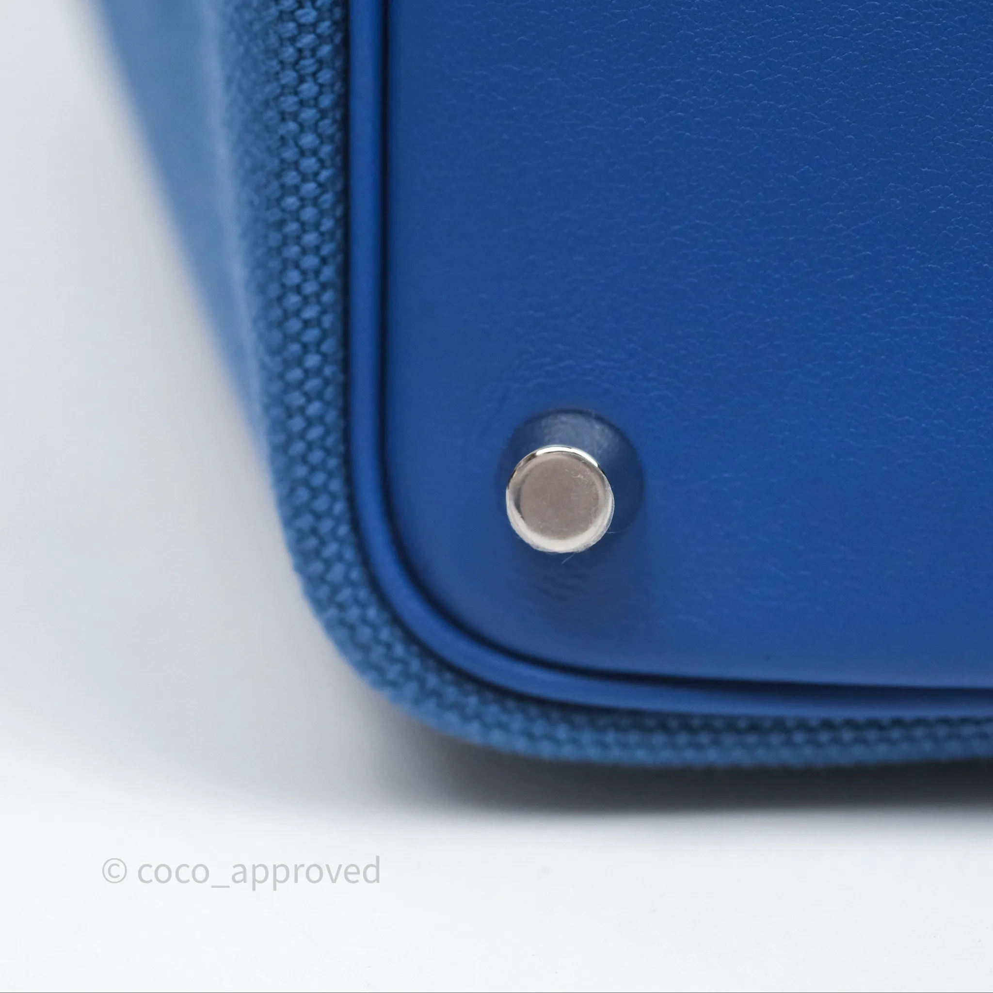 Hermes Picotin Lock 18 Cargo Pockets Bleu Royal Palladium Hardware