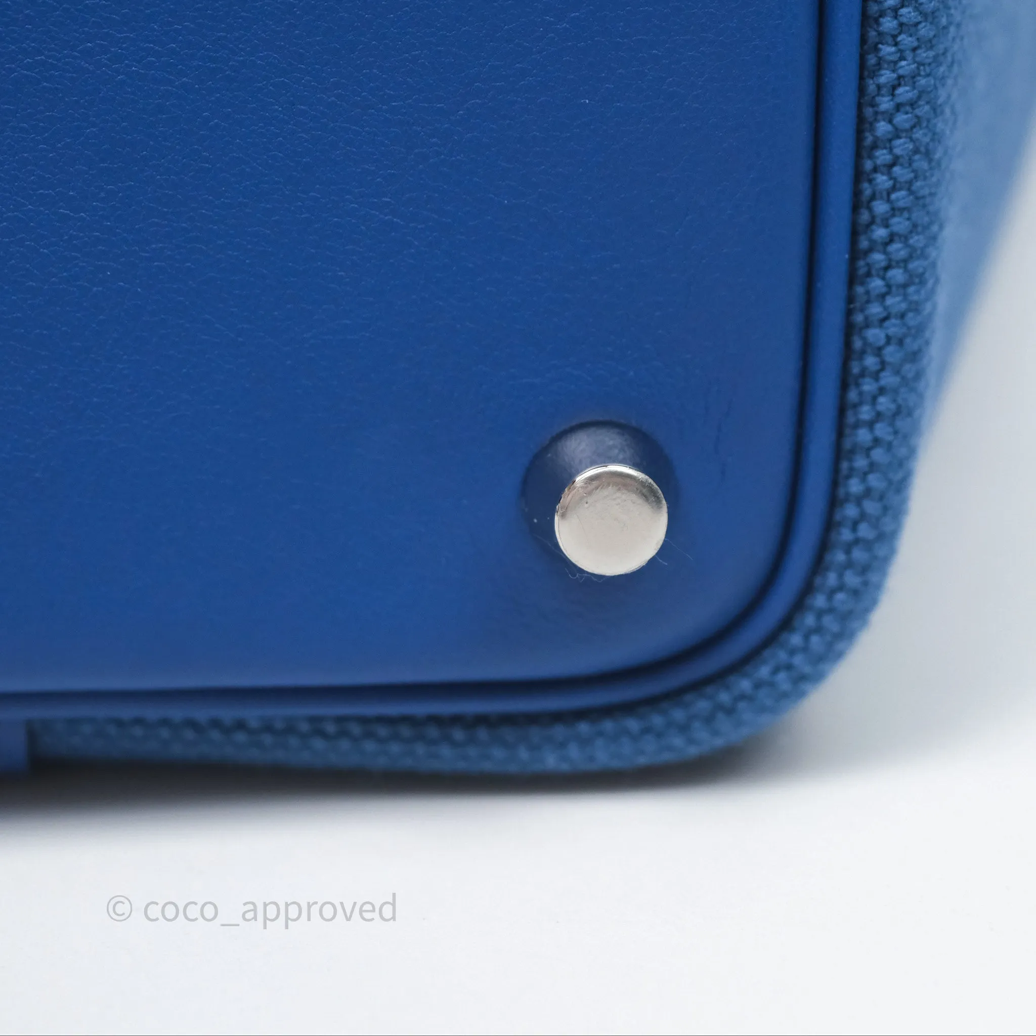 Hermes Picotin Lock 18 Cargo Pockets Bleu Royal Palladium Hardware