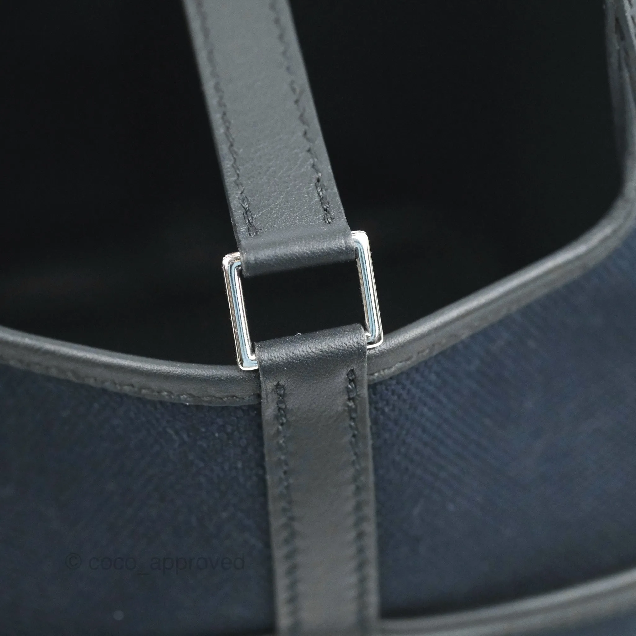 Hermes Picotin Lock 18 Pockets Bleu Marine Black Palladium Hardware