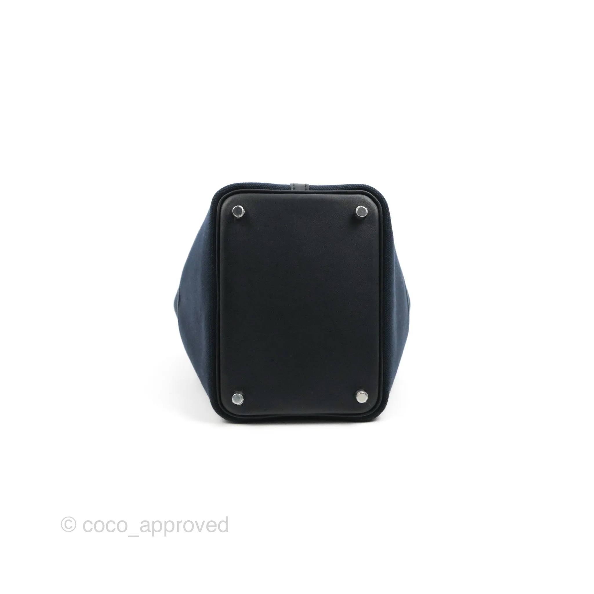 Hermes Picotin Lock 18 Pockets Bleu Marine Black Palladium Hardware