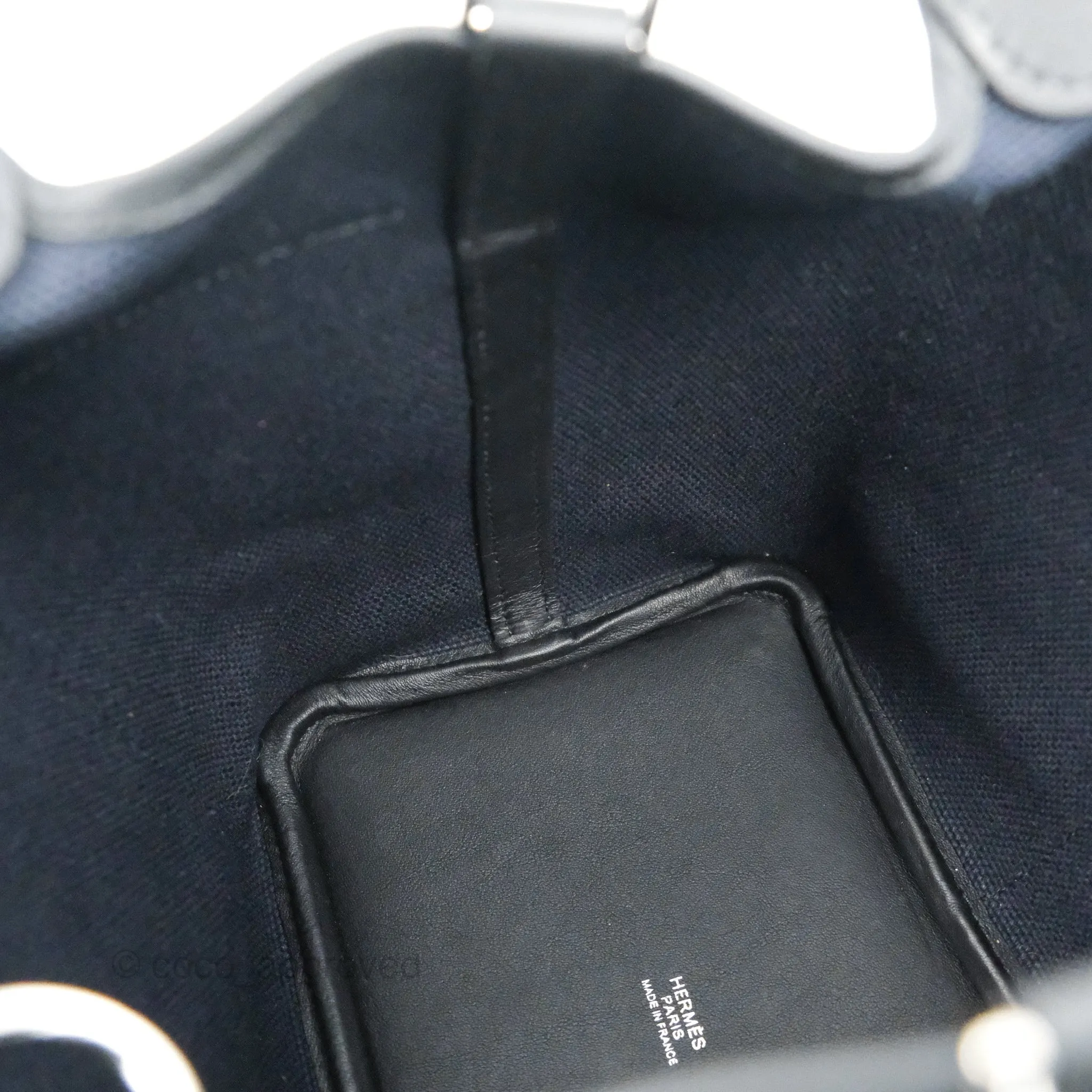 Hermes Picotin Lock 18 Pockets Bleu Marine Black Palladium Hardware