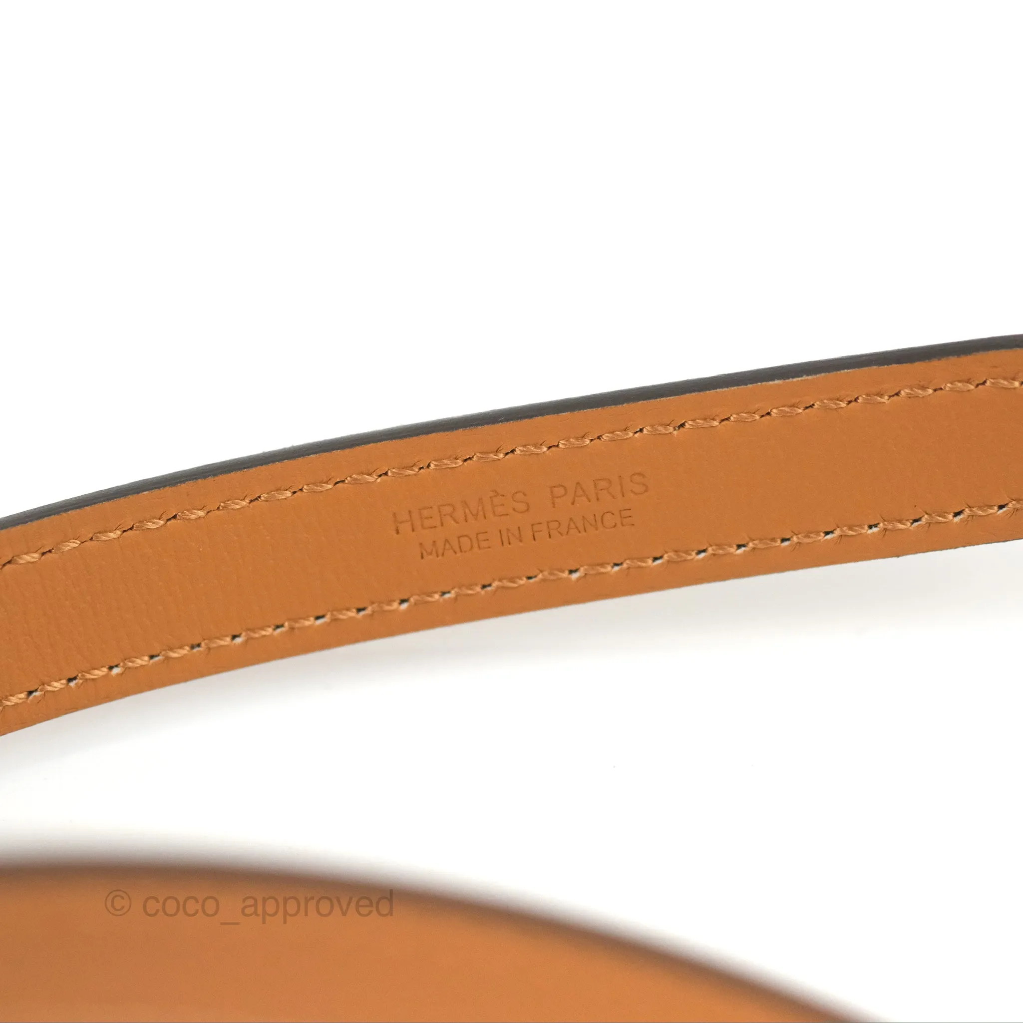 Hermes Pop H 15 Belt Epsom Gold Gold Hardware