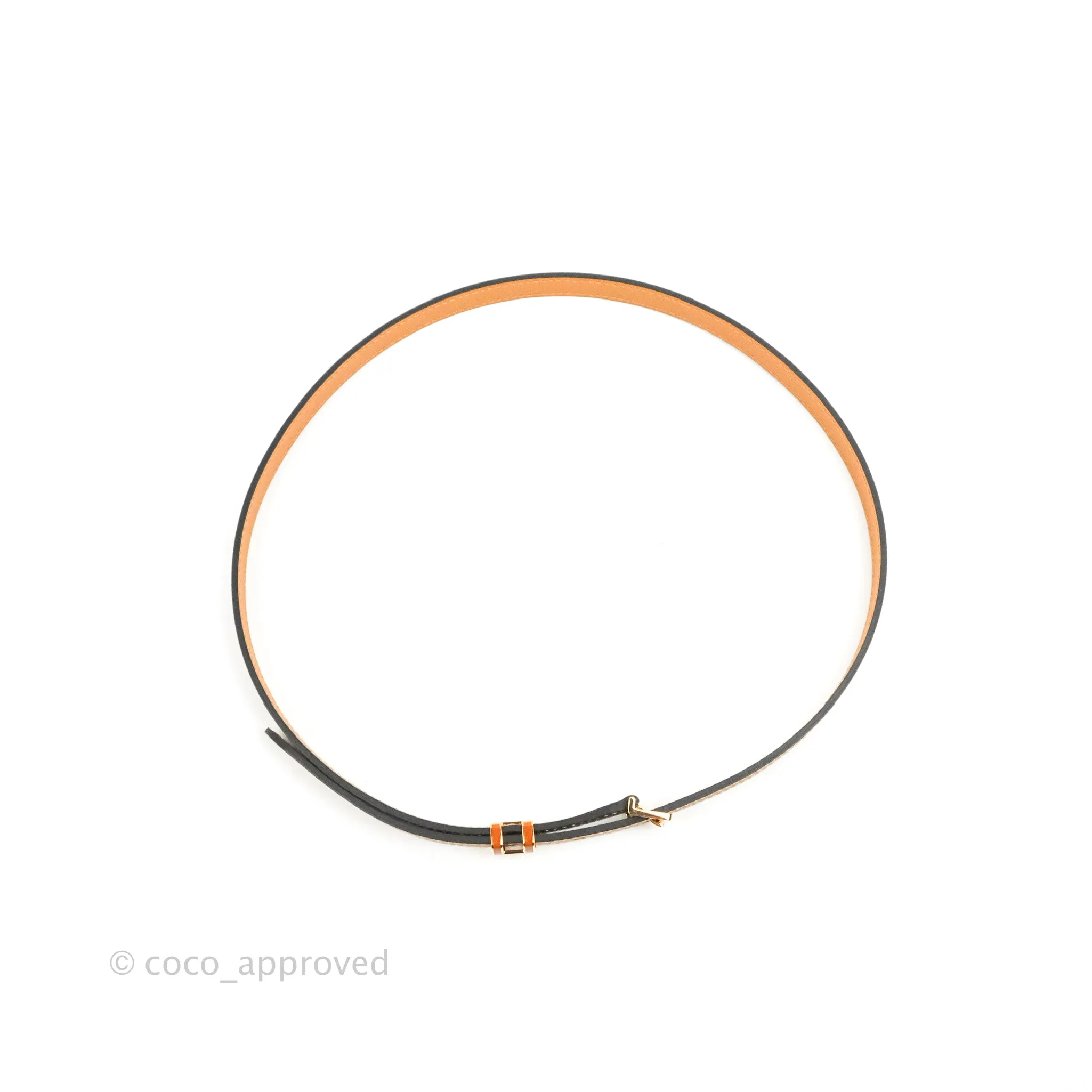 Hermes Pop H 15 Belt Epsom Gold Gold Hardware