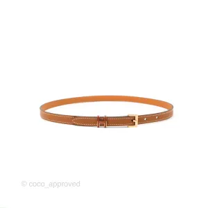 Hermes Pop H 15 Belt Gold Epsom Rose Gold Hardware