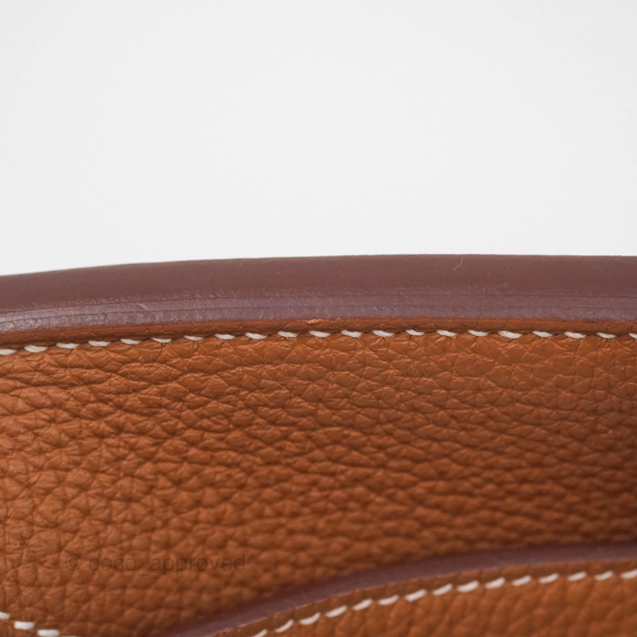 Hermes Retourne Birkin 25 Gold 37 Togo Gold Hardware