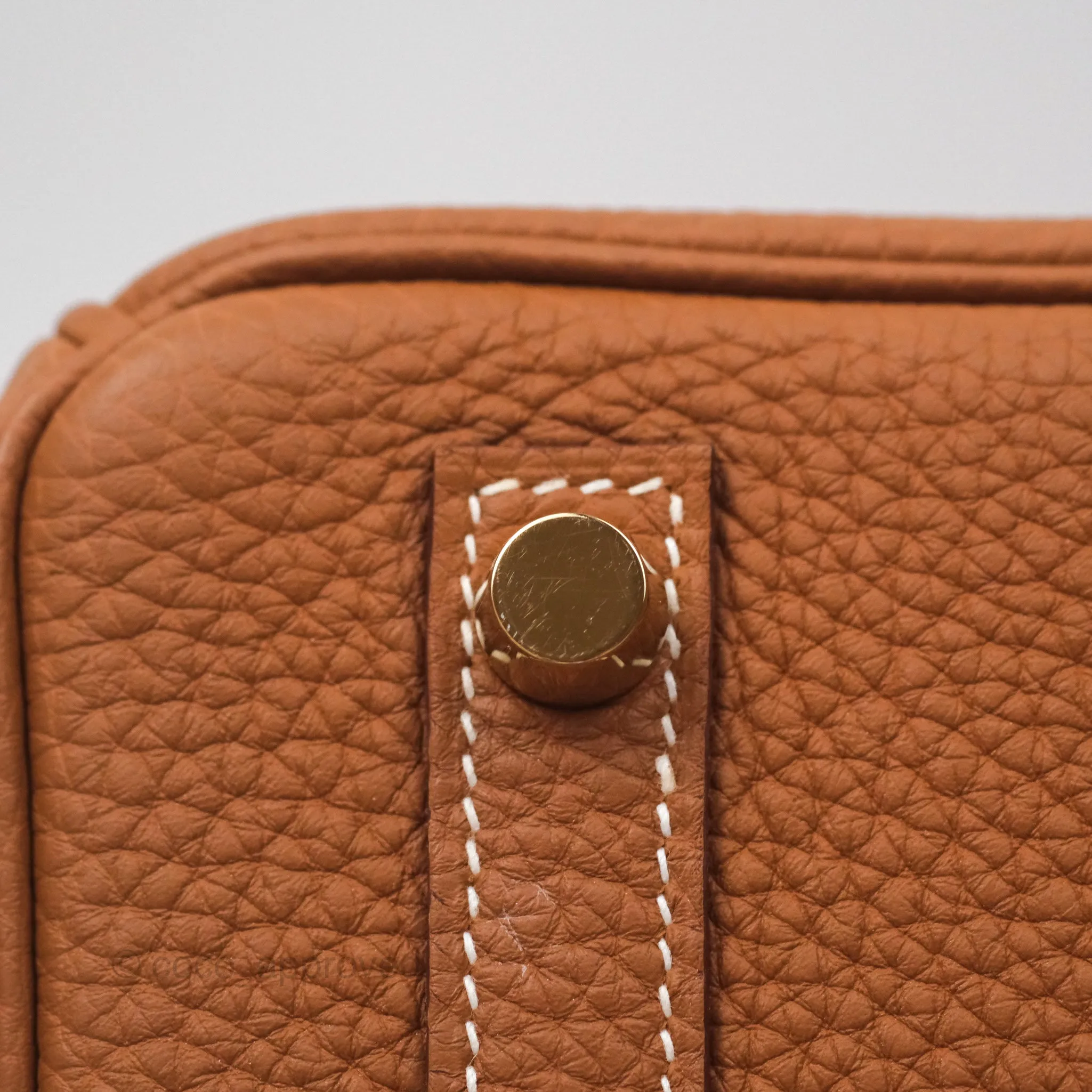 Hermes Retourne Birkin 25 Gold 37 Togo Gold Hardware