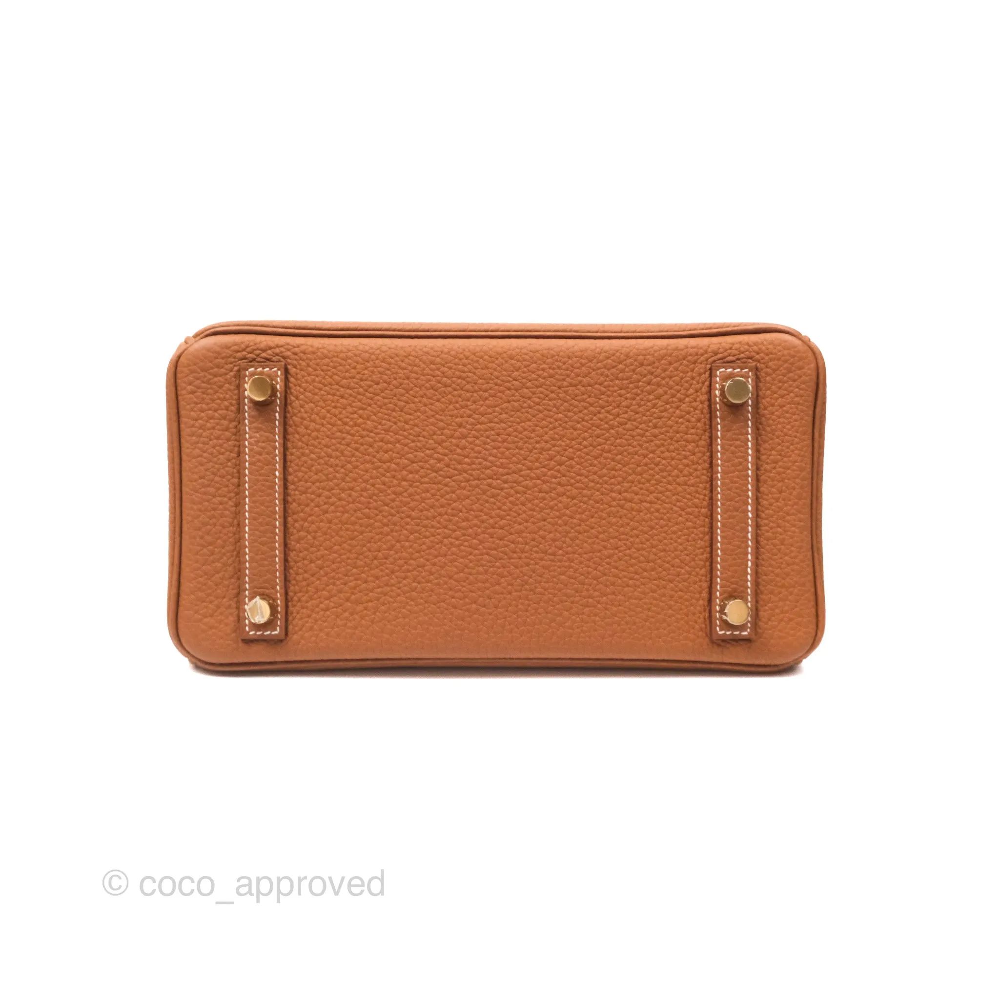 Hermes Retourne Birkin 25 Gold 37 Togo Gold Hardware