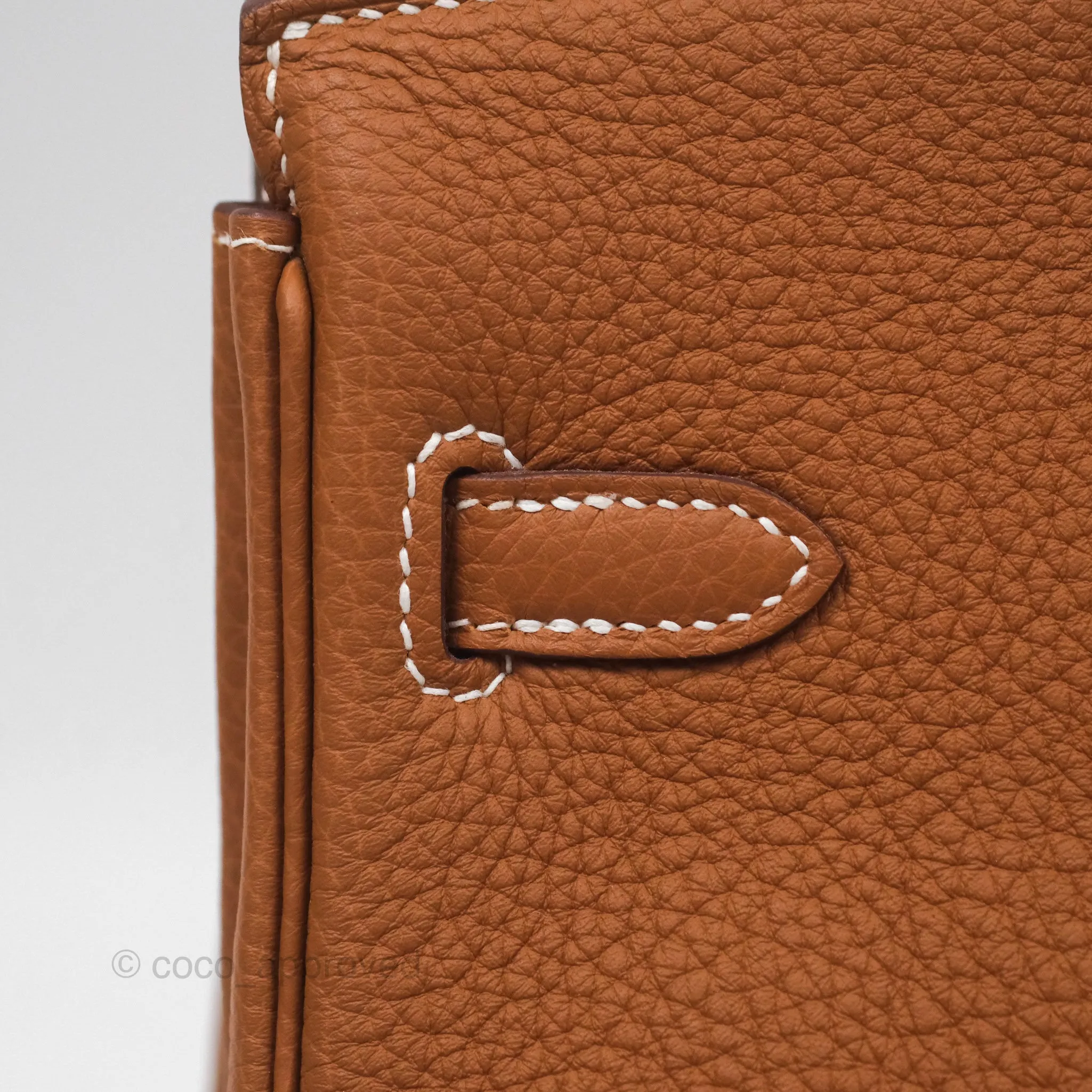 Hermes Retourne Birkin 25 Gold 37 Togo Gold Hardware