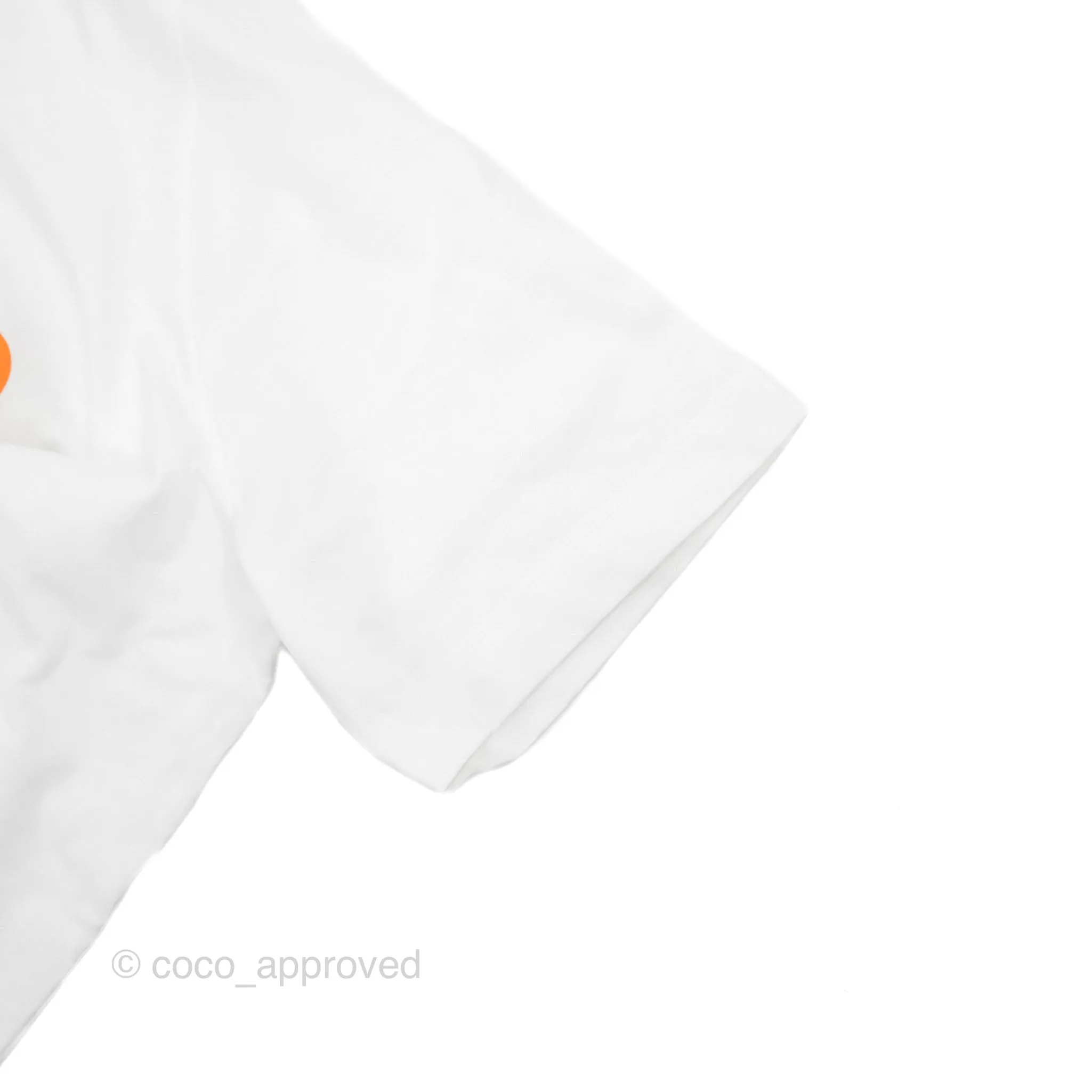 Hermes Robot Print White T-Shirt Size XS