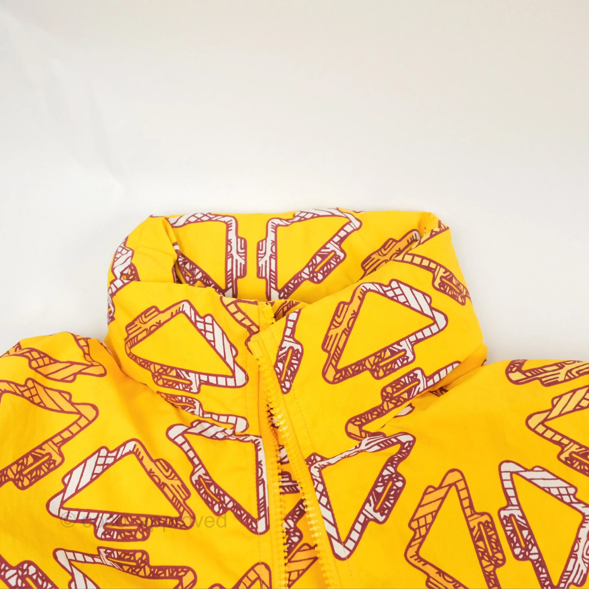 Hermes Tatersales Short Beach Windbreaker Jaune Tournesol Size 36