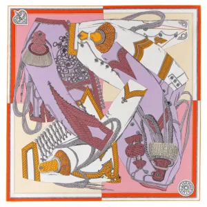 Hermes Zouaves Et Dragons Scarf 90